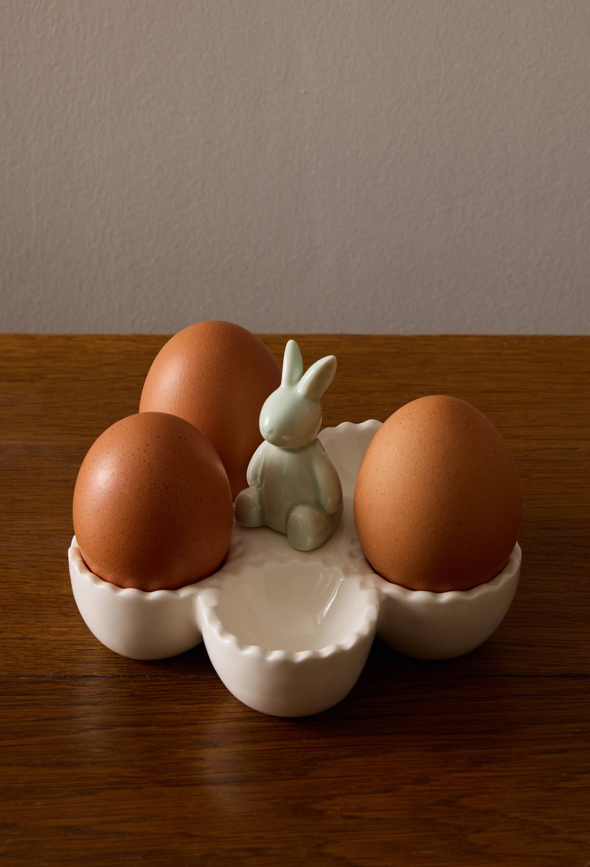 Porte oeufs, lapin, Blanc, large image number 0