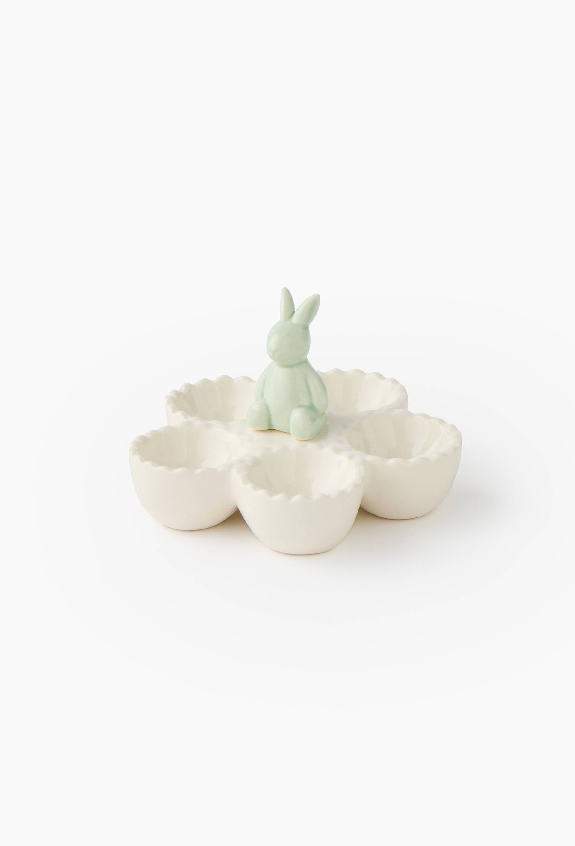 Porte oeufs, lapin, Blanc, large image number 1