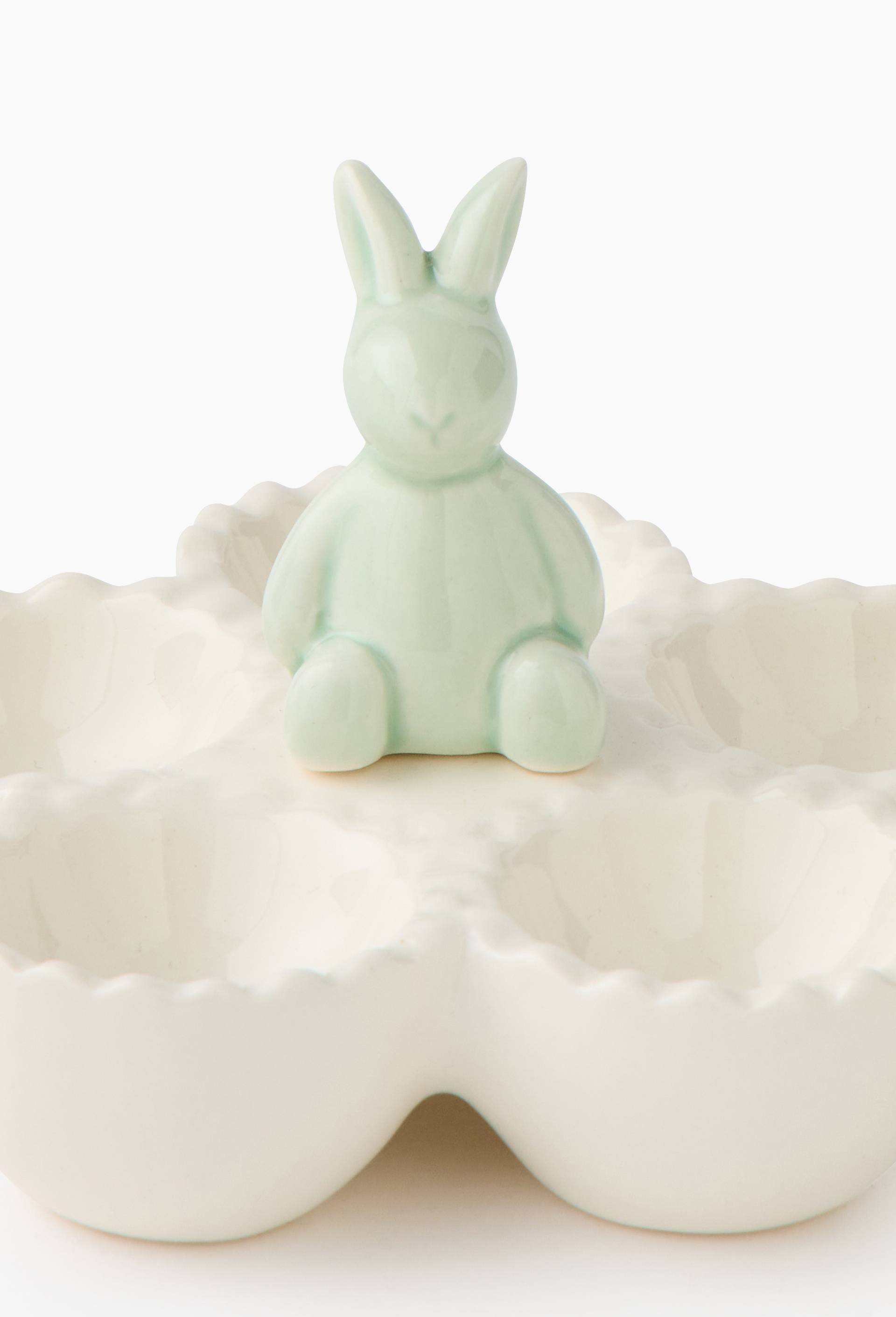 Porte oeufs, lapin, Blanc, large image number 2