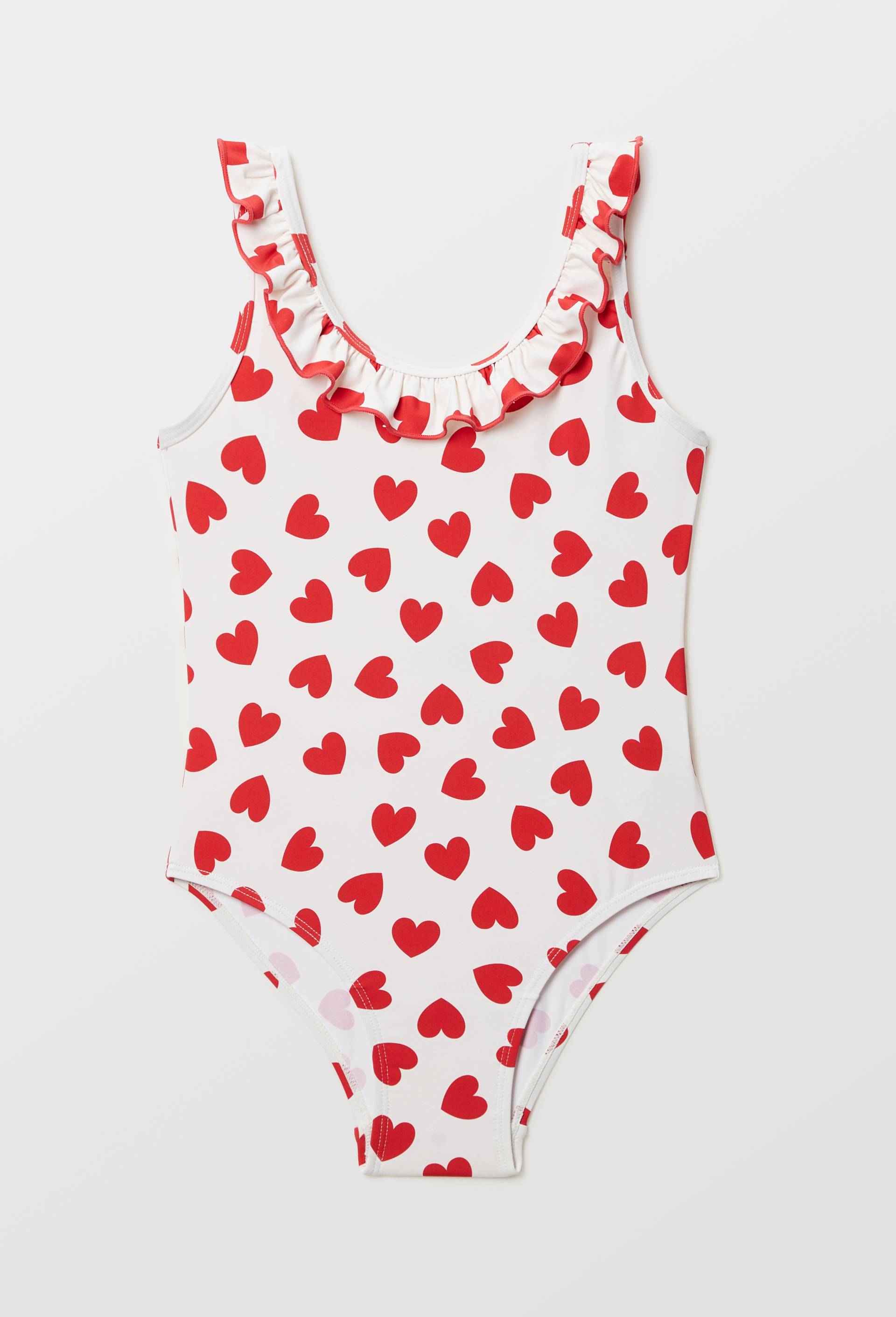 Maillot de bain 1 pi&egrave;ce imprim&eacute;, Ecru, large image number 1.0