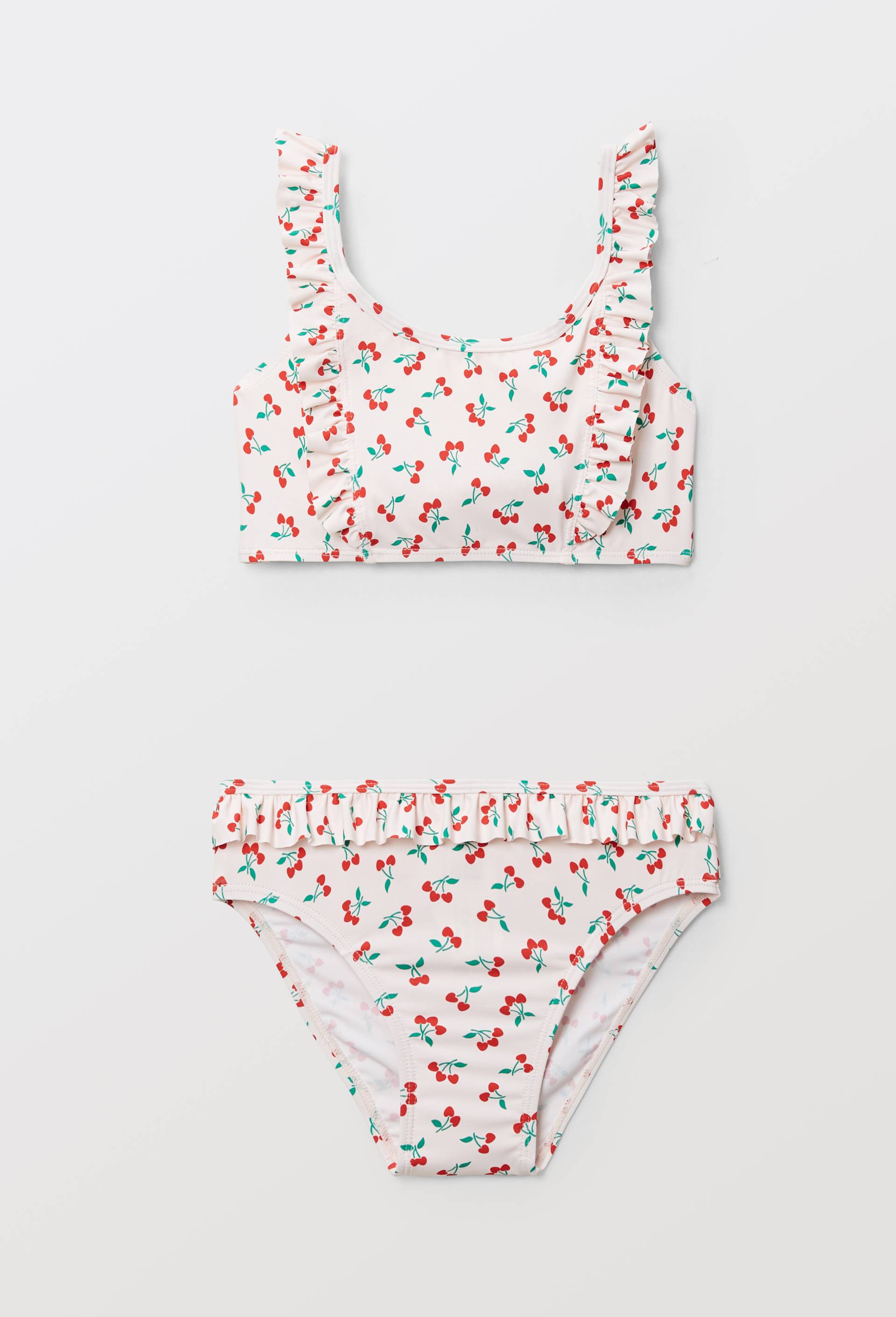 Maillot de bain 2 pi&egrave;ces imprim&eacute;, Rose clair, large image number 0