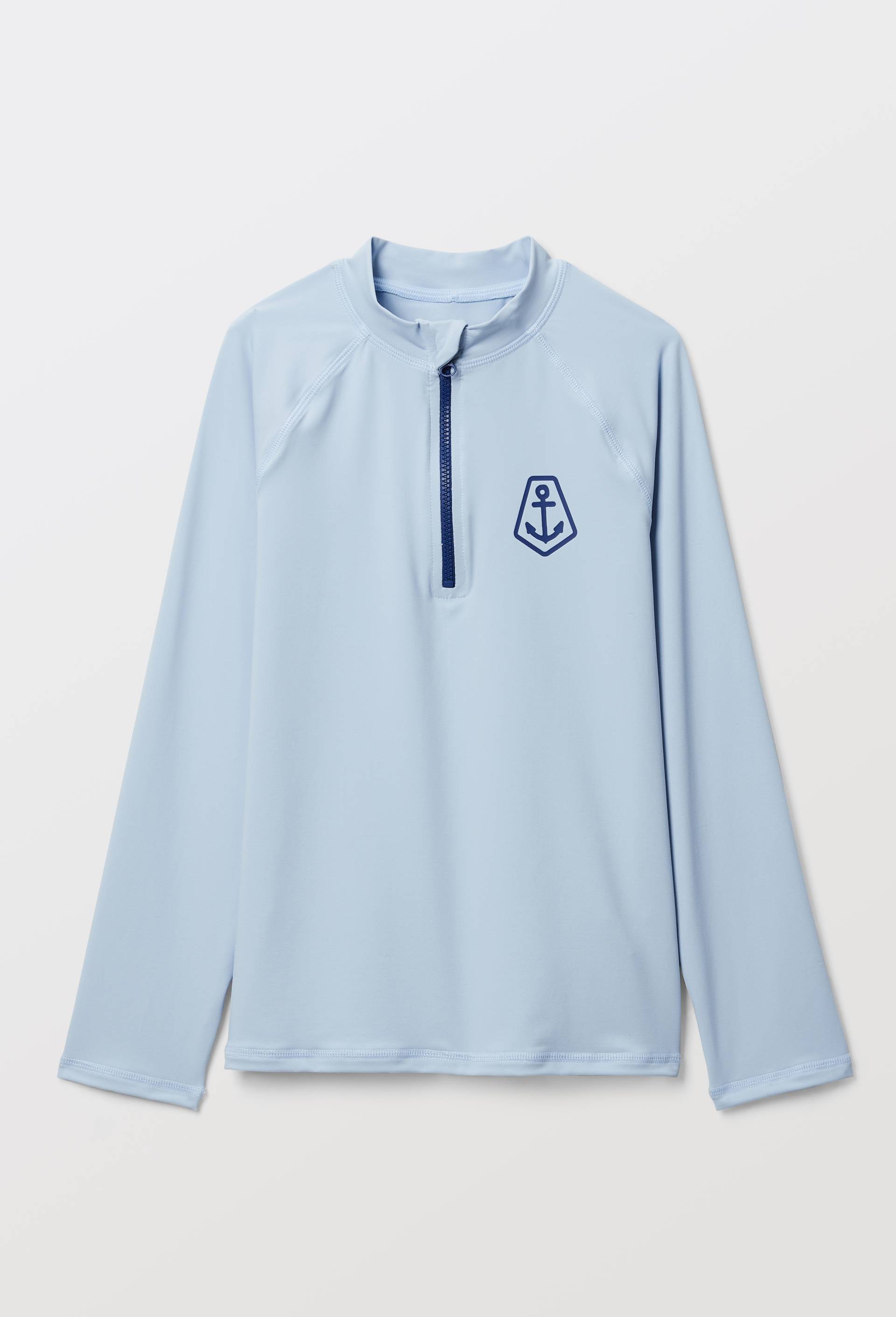 T-shirt manches longues uni anti UV, Bleu clair, large image number 0