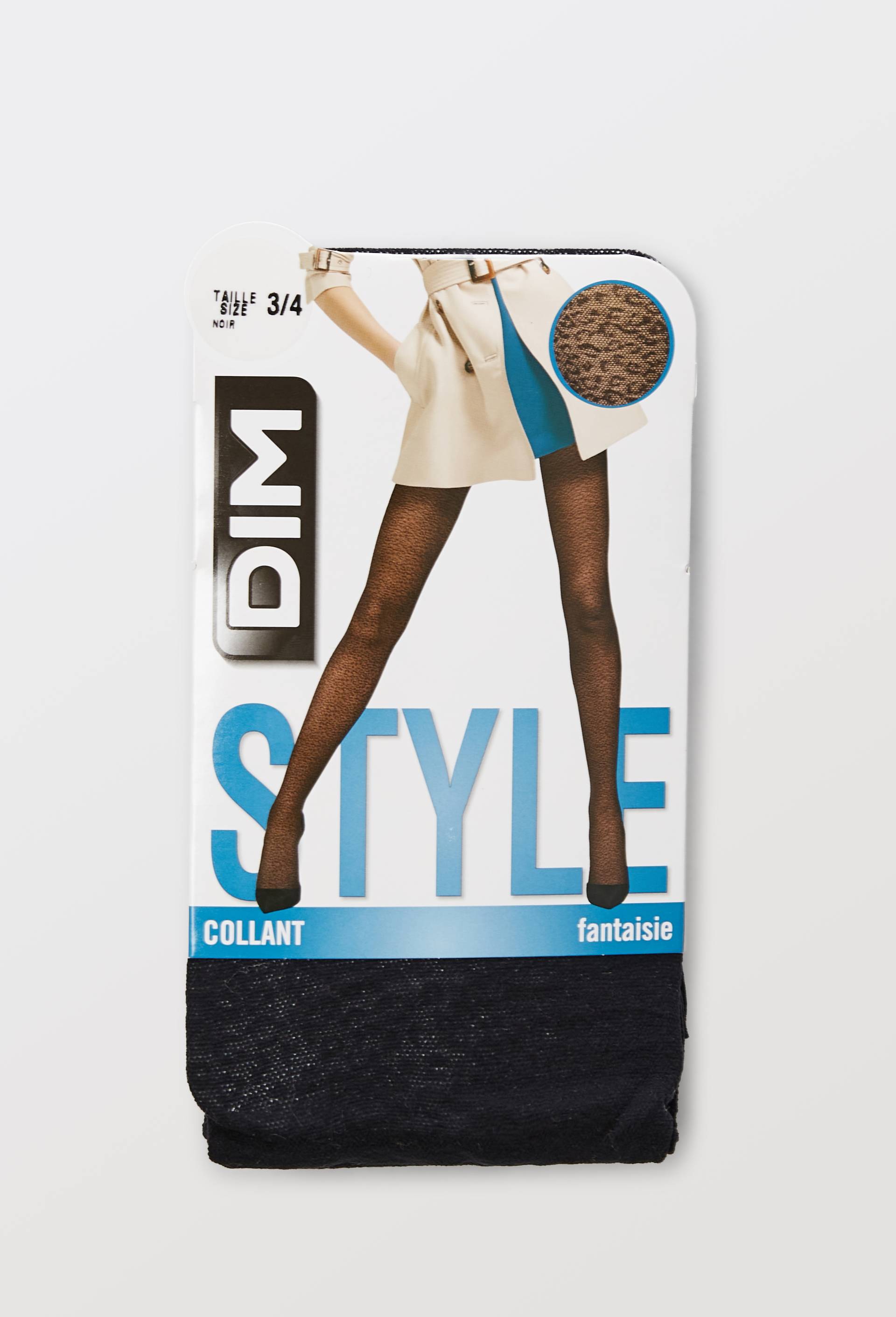 Collant fantaisie DIM STYLE, Noir, large image number 2.0