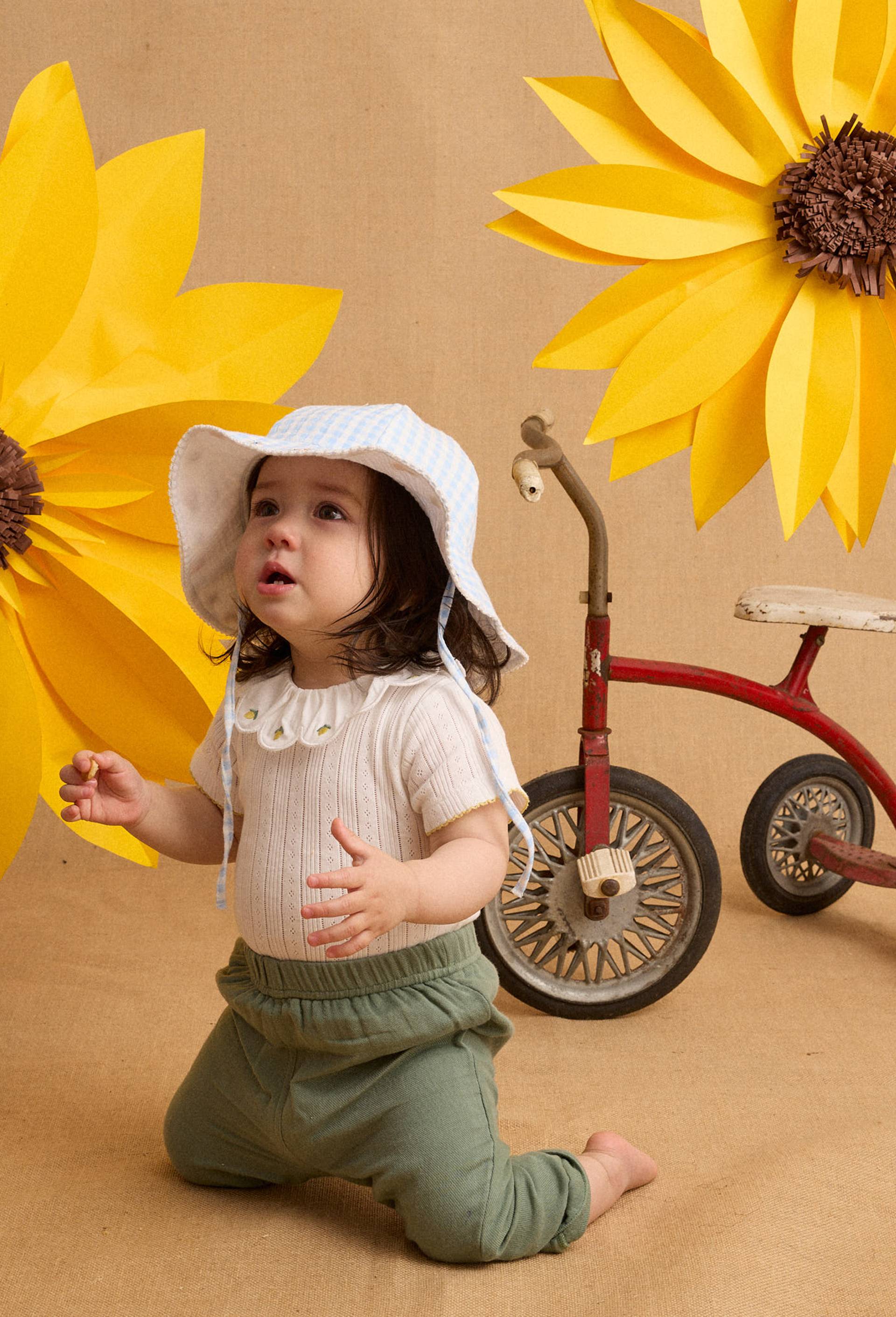 Bout'Chou - Body pointelle à col brodé en coton BIO