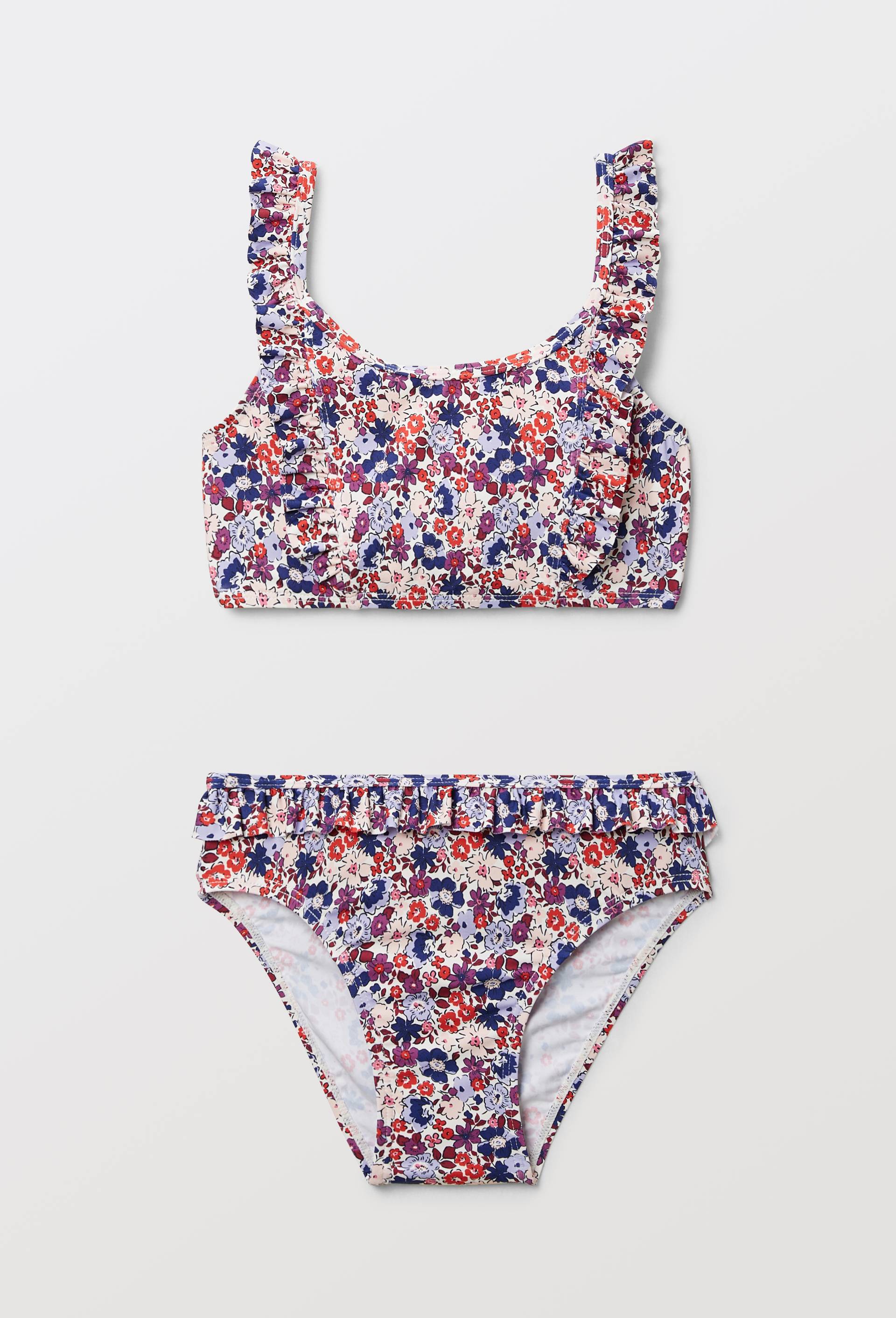 Maillot de bain 2 pi&egrave;ces imprim&eacute;, Rose, large image number 0