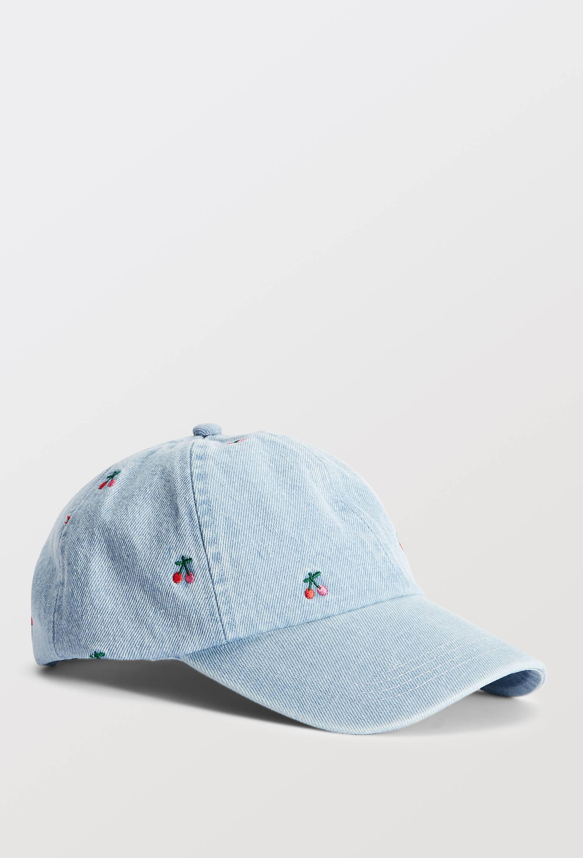 Casquette brod&eacute;e en coton, Bleu, large image number 0.0