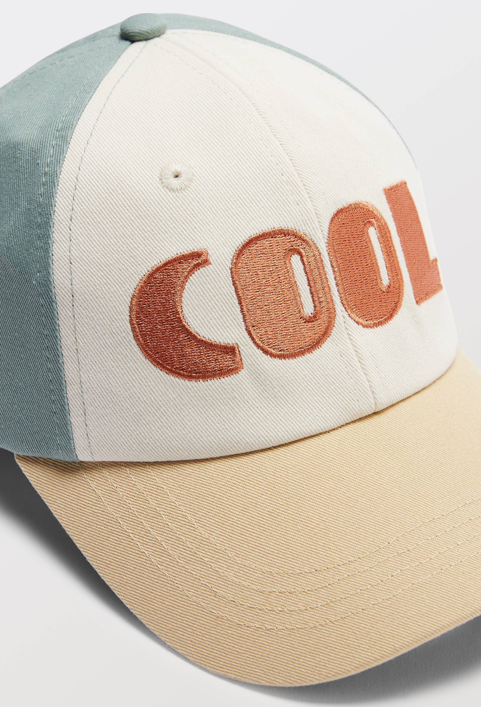 Casquette bicolore en coton, Vert, large image number 2
