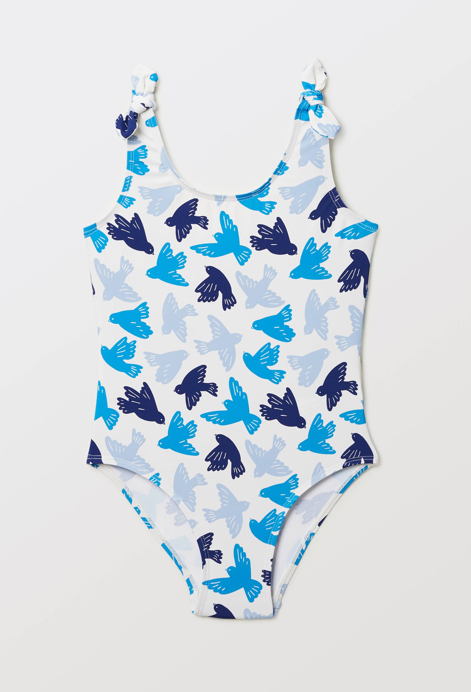 Maillot de bain 1 pi&egrave;ce imprim&eacute;, Bleu, large image number 0