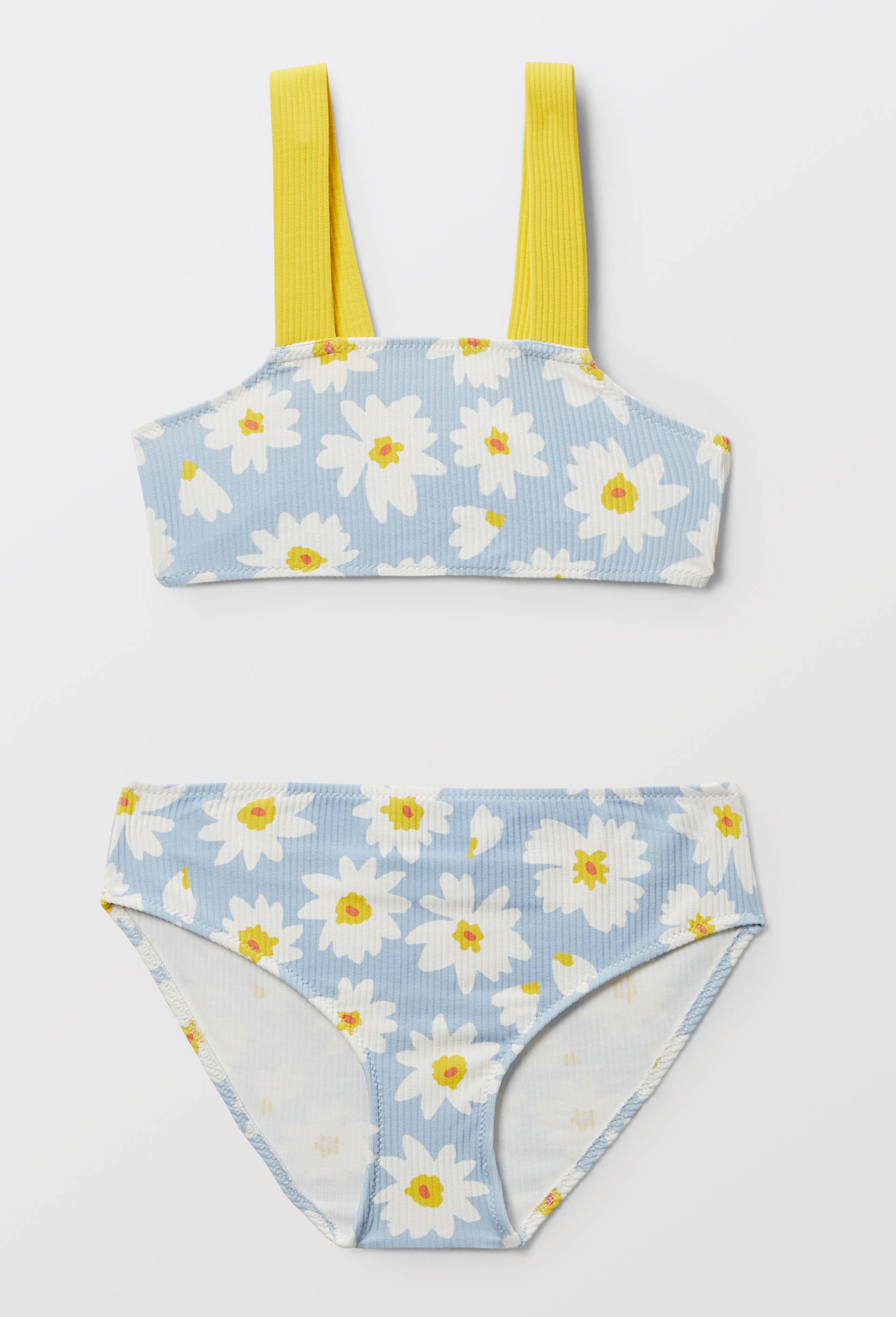 Maillot de bain 2 pi&egrave;ces imprim&eacute;, Bleu clair, large image number 0