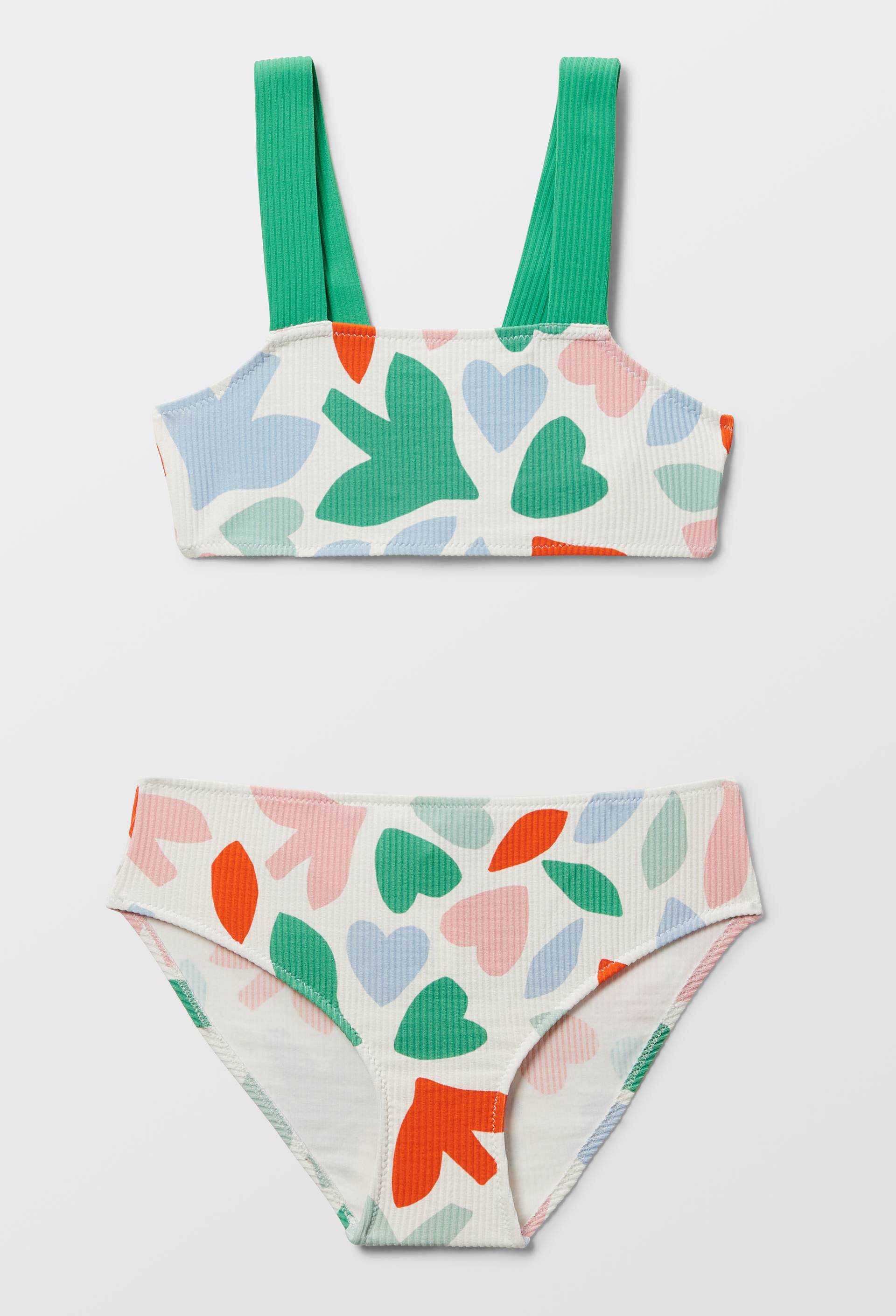Maillot de bain 2 pi&egrave;ces imprim&eacute;, Rose, large image number 0