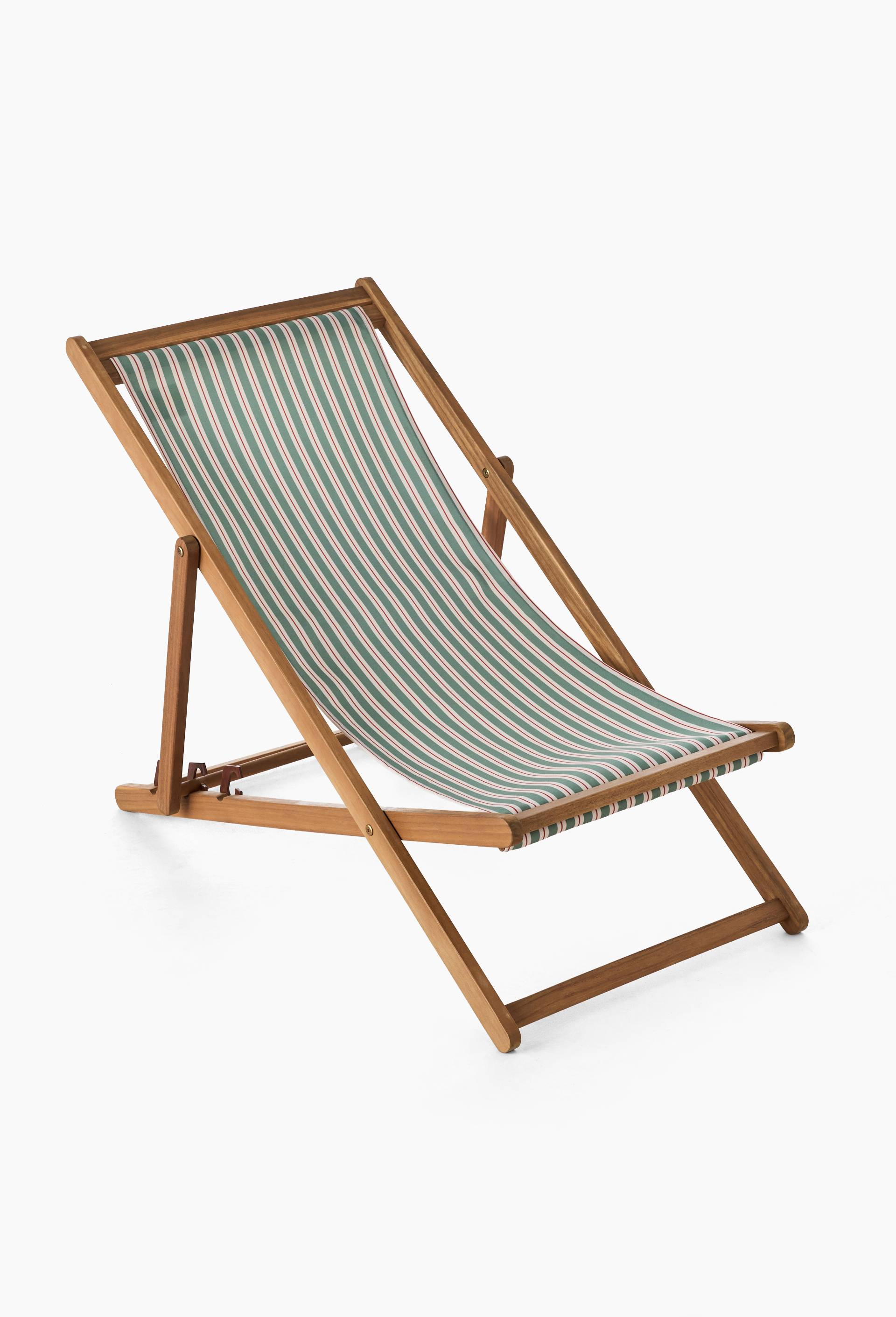 Chilienne, 57,5x97x80cm , en bois d'acacia et polyester, Vert, large image number 1