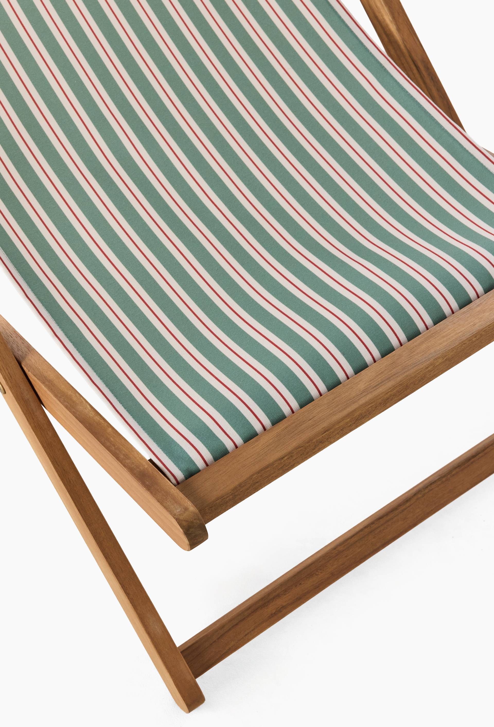 Chilienne, 57,5x97x80cm , en bois d'acacia et polyester, Vert, large image number 2
