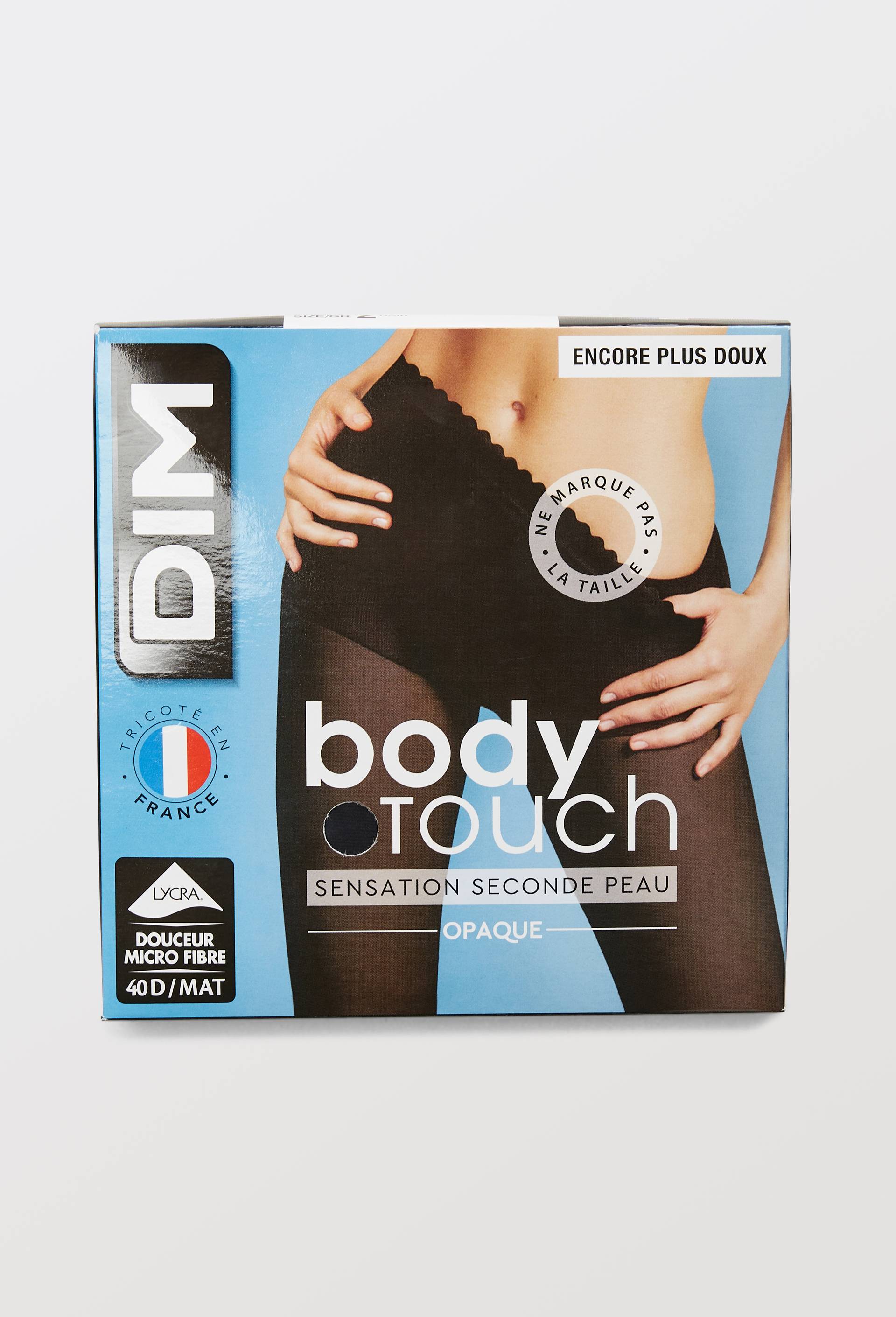 Collant opaque BODY TOUCH DIM, Noir, large image number 2