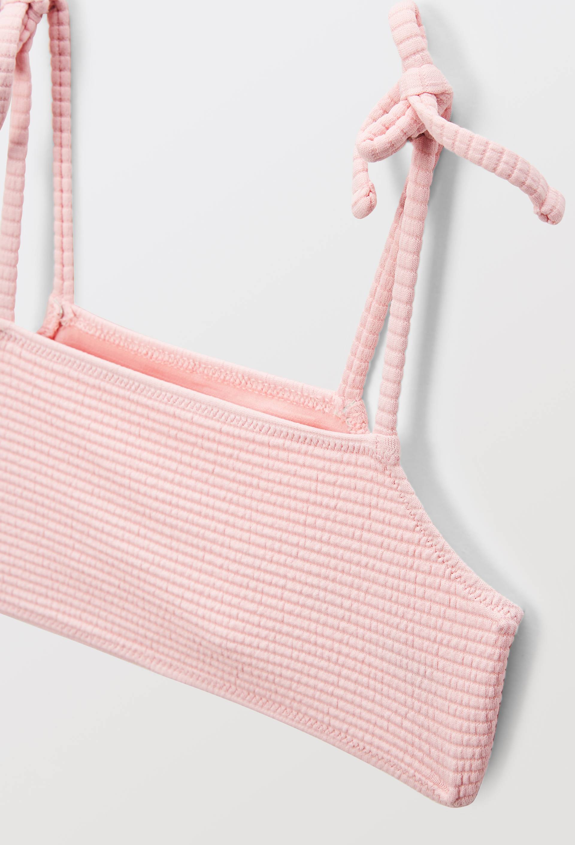 Maillot de bain 2 pi&egrave;ces uni, Rose, large image number 2.0