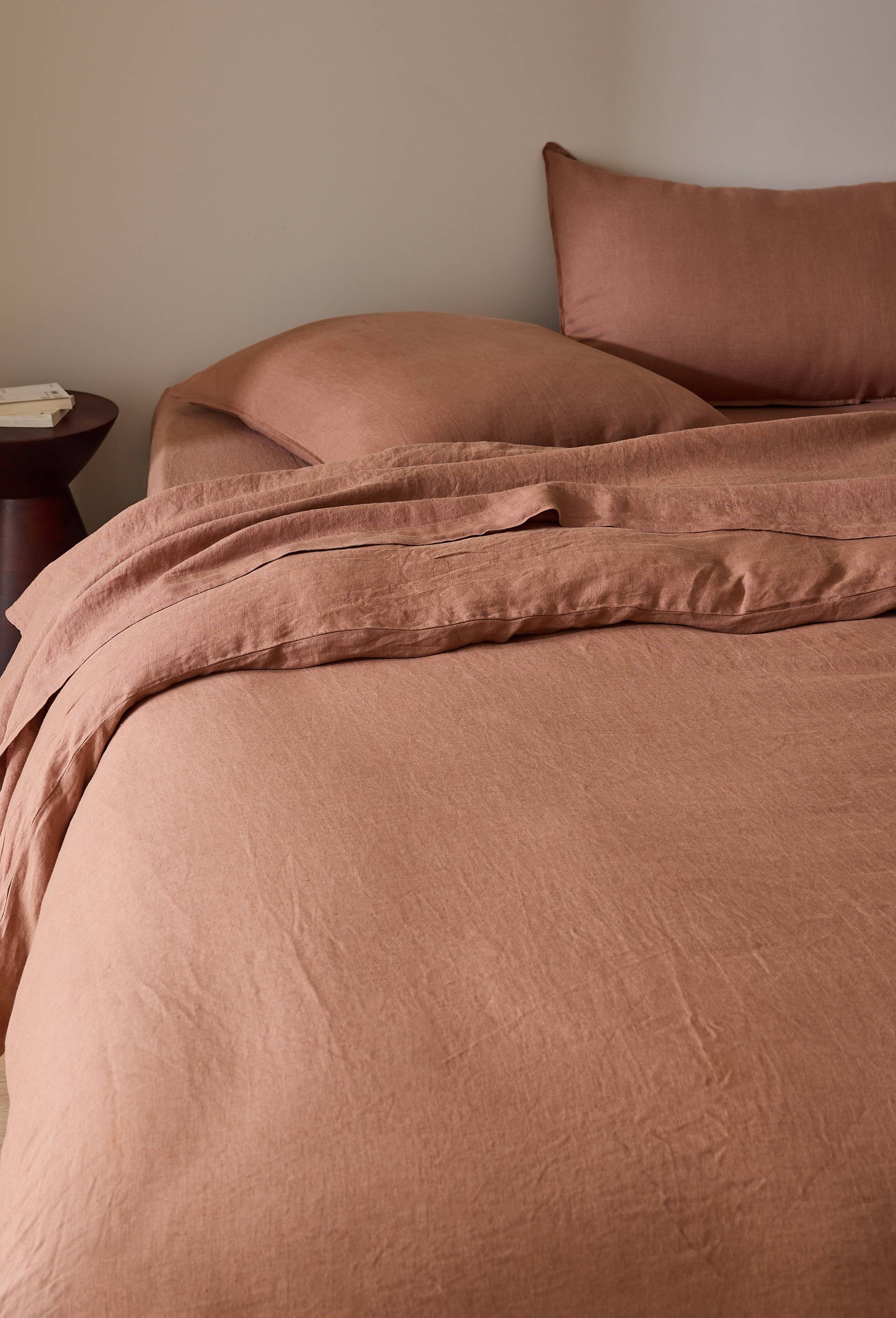 Housse de couette, 100% lin, Brun clair, swatch image