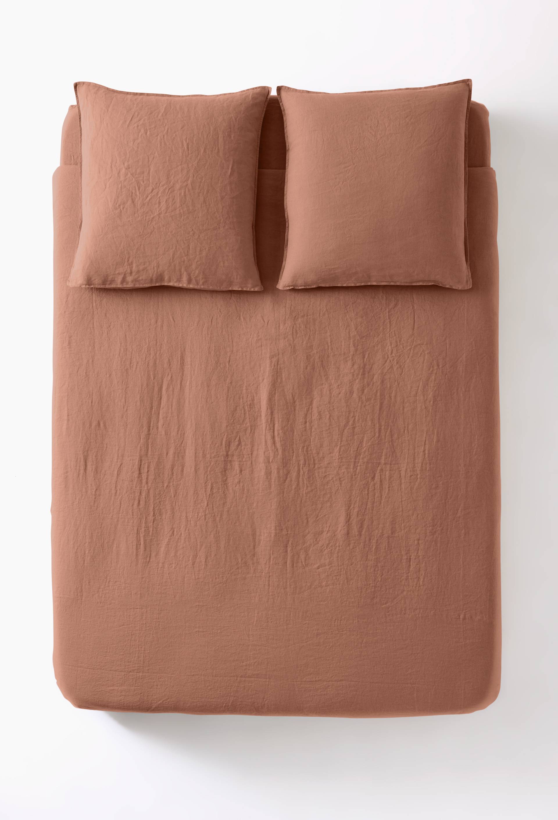 Housse de couette, 100% lin, Brun clair, large