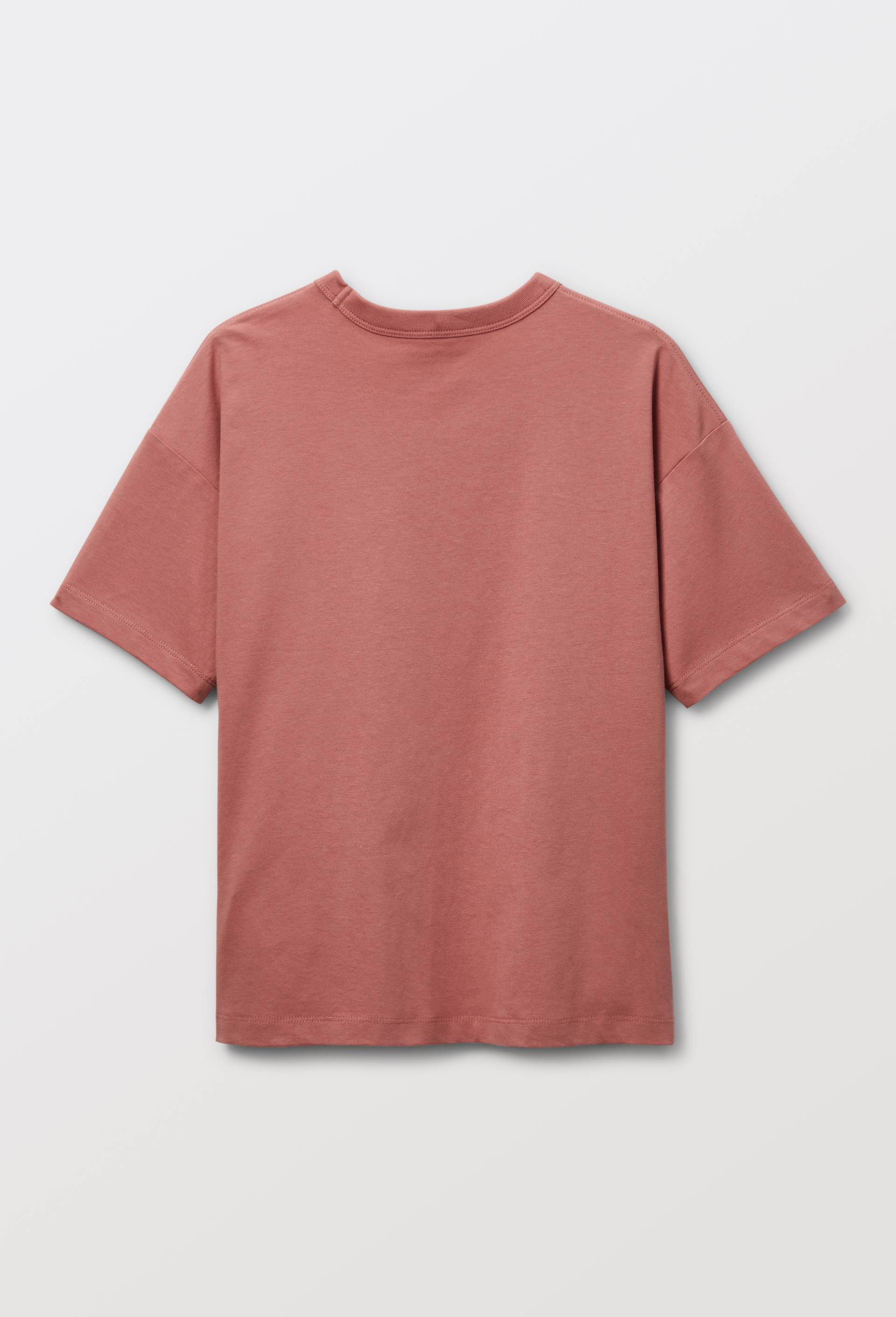 T-shirt manches courtes avec poche en coton BIO GOTS, Rose, large image number 2