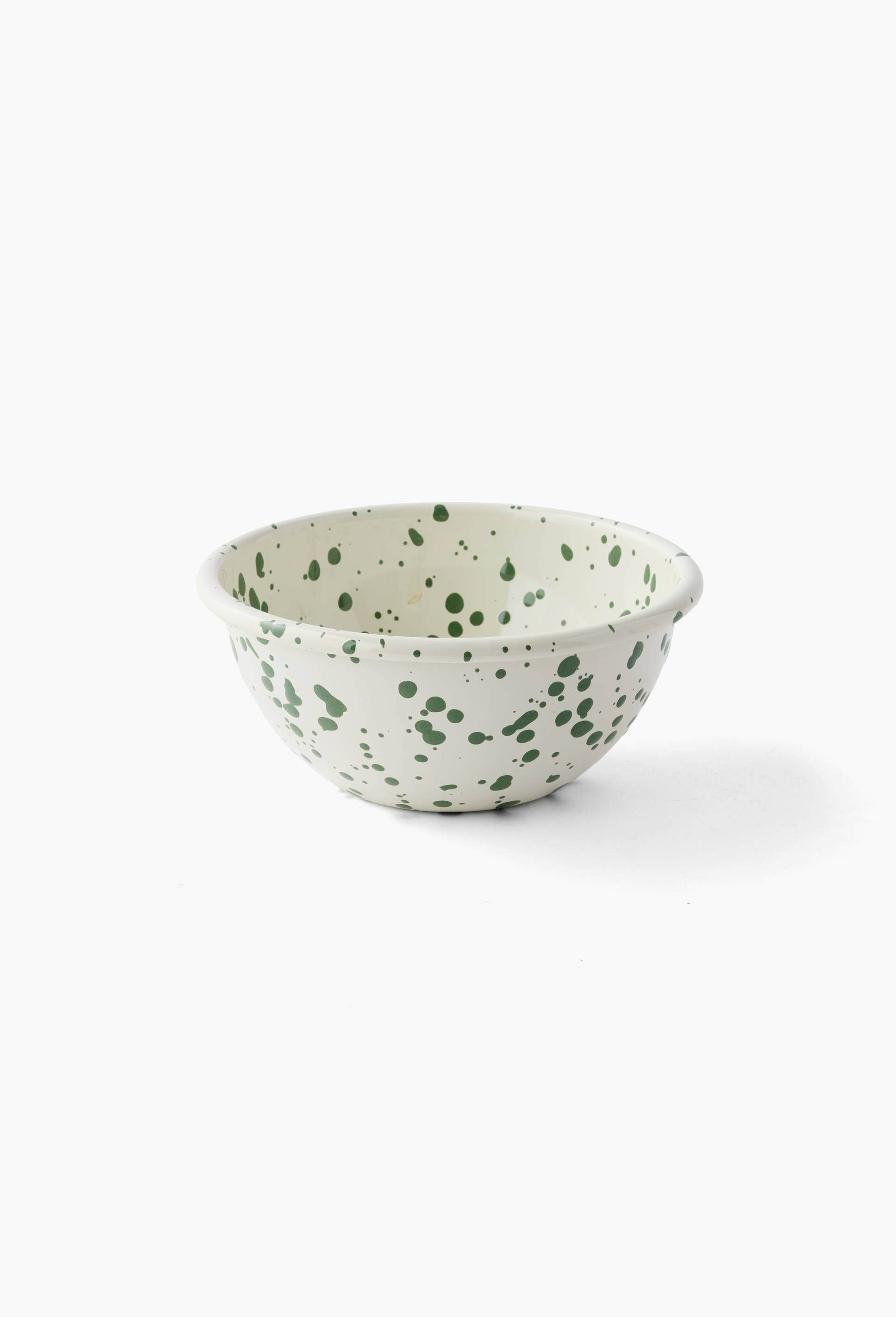 Bol finition tachet&eacute;e, 16cm, Vert, large image number 1