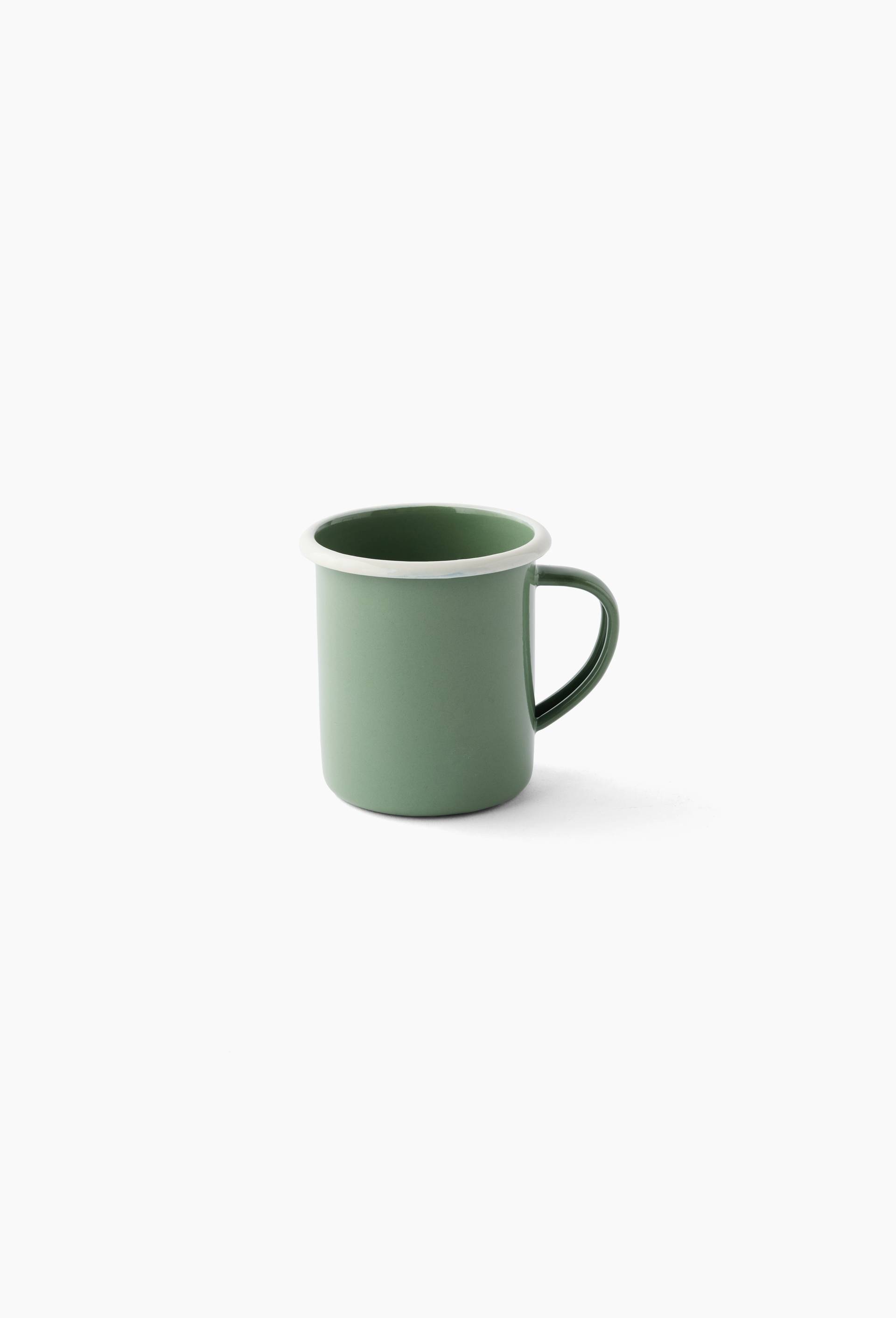 Tasse en m&eacute;tal &eacute;maill&eacute;, 35cl, Vert, large image number 0.0
