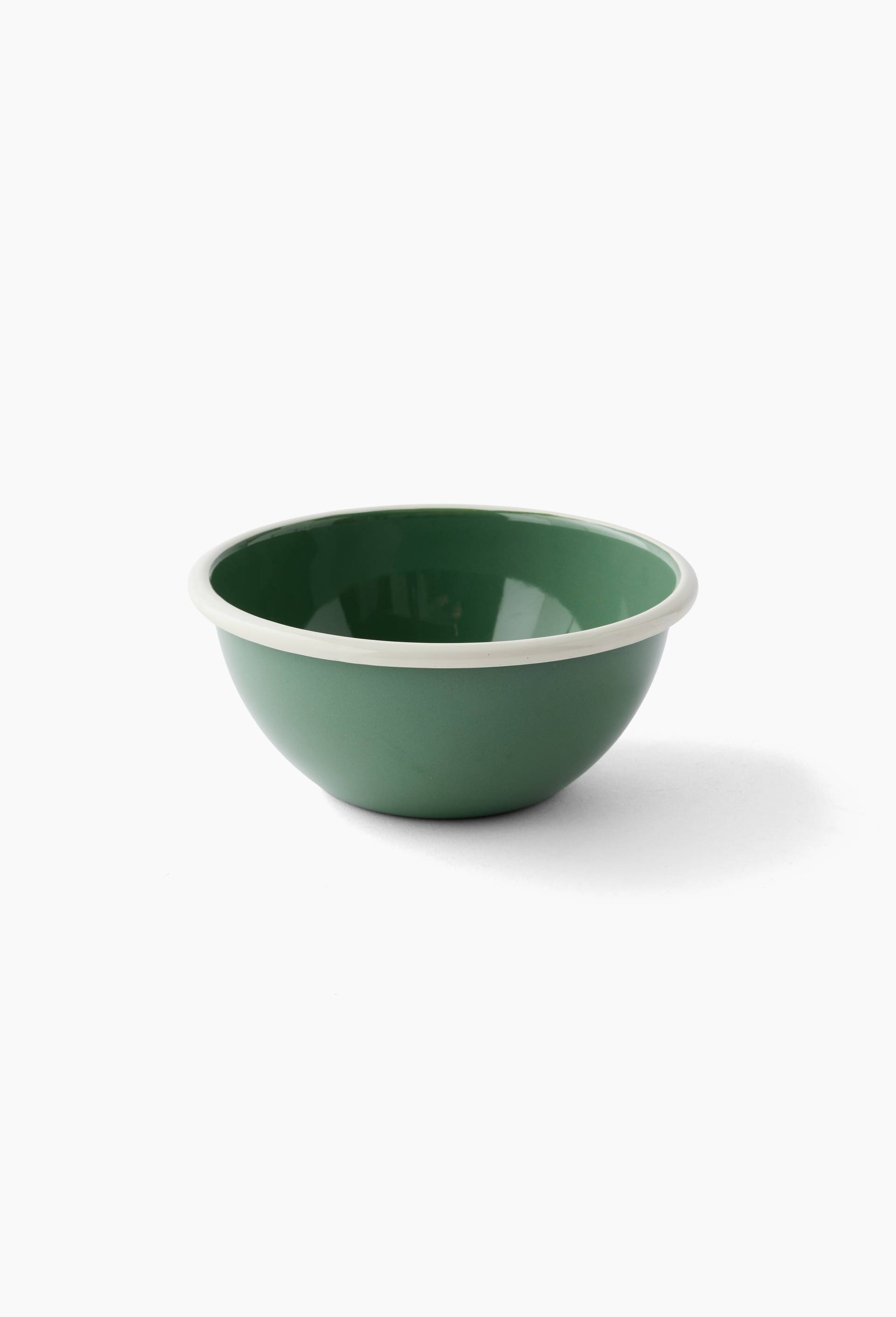 Bol en m&eacute;tal &eacute;maill&eacute;, 16cm, Vert, large image number 0
