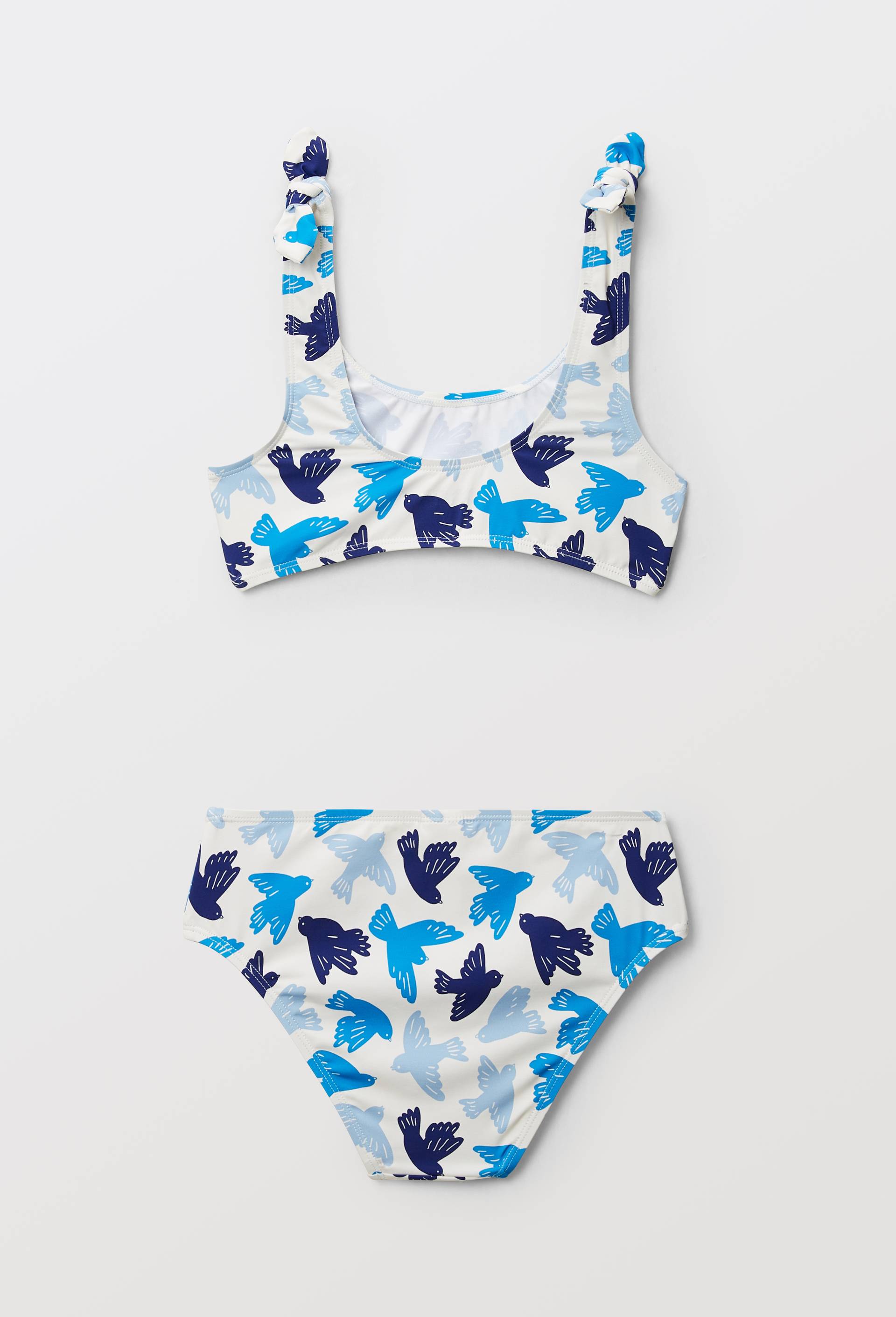Maillot de bain 2 pi&egrave;ces imprim&eacute;, Bleu, large image number 1
