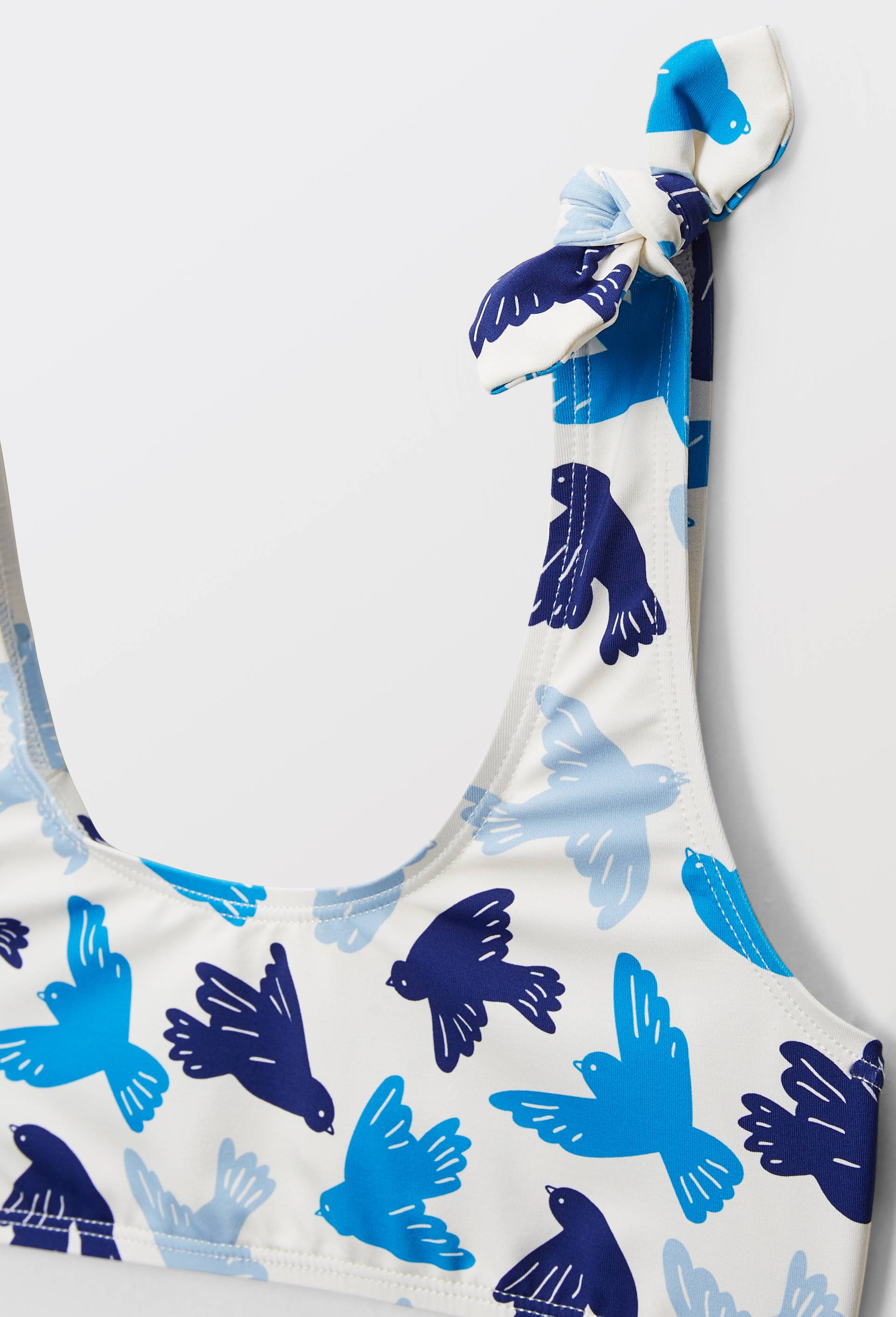 Maillot de bain 2 pi&egrave;ces imprim&eacute;, Bleu, large image number 2