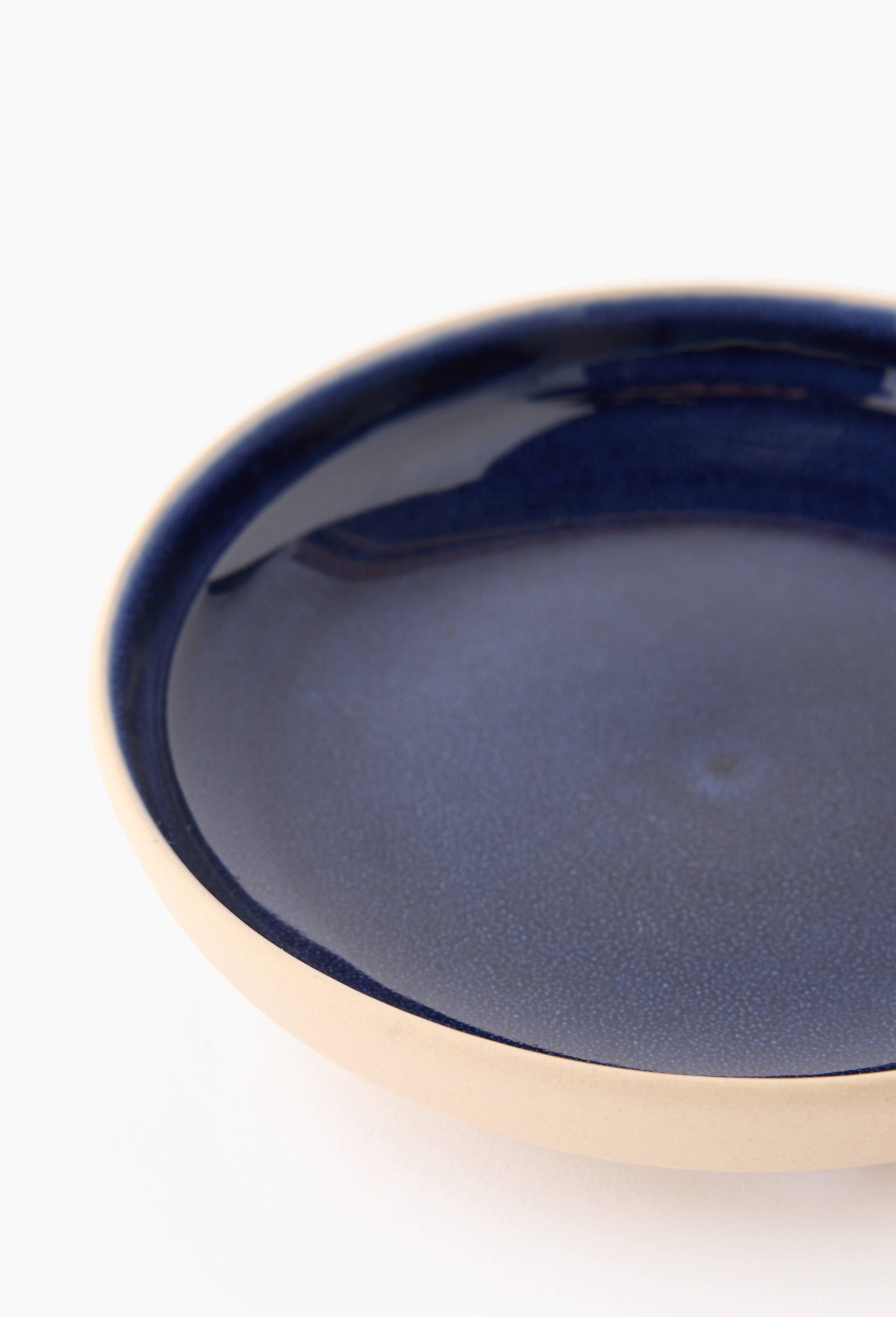 Coupelle, finition r&eacute;active, 10cm, Bleu fonc&eacute;, large image number 1