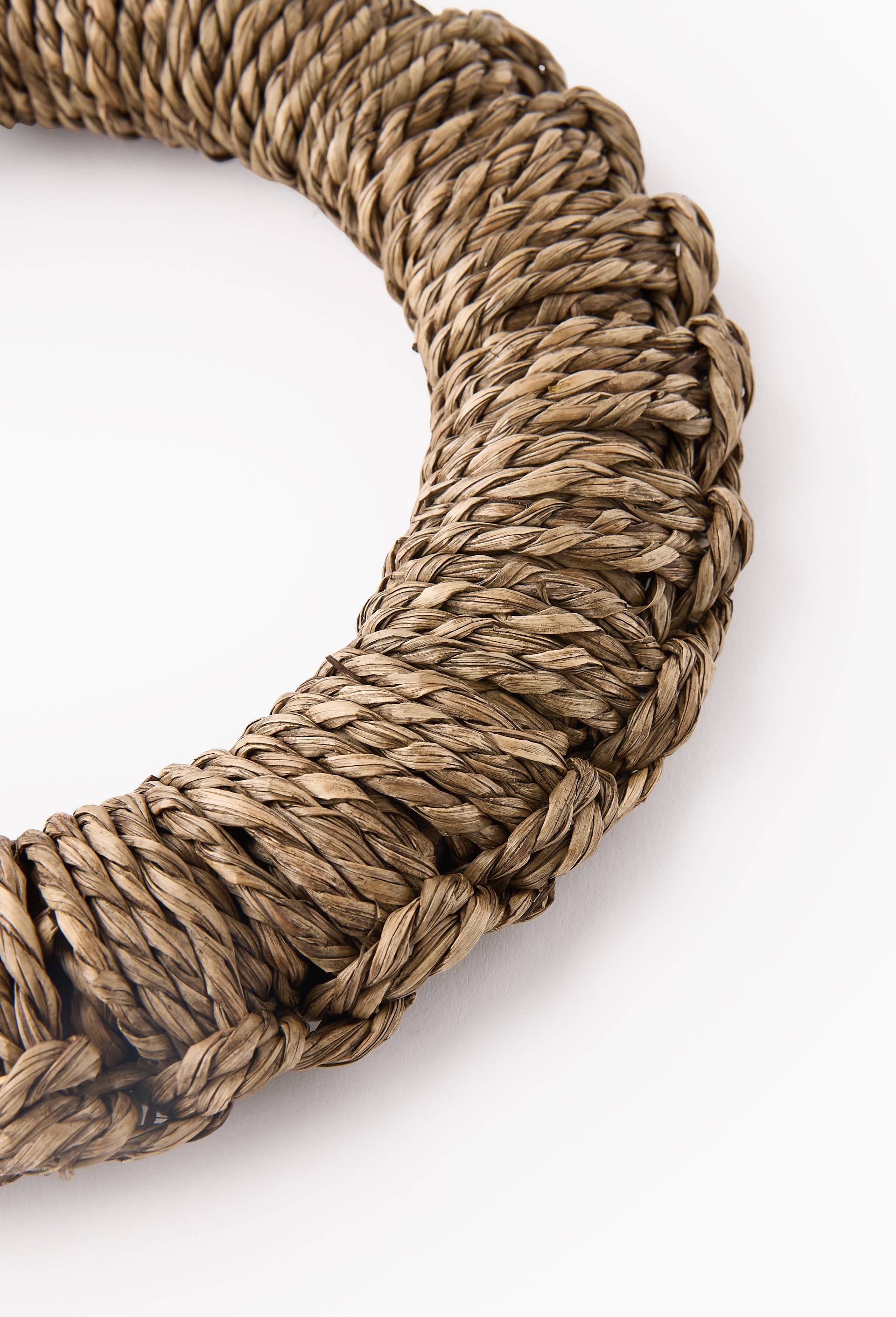 Dessous de plat finition tress&eacute;e, 20cm, Beige, large image number 1