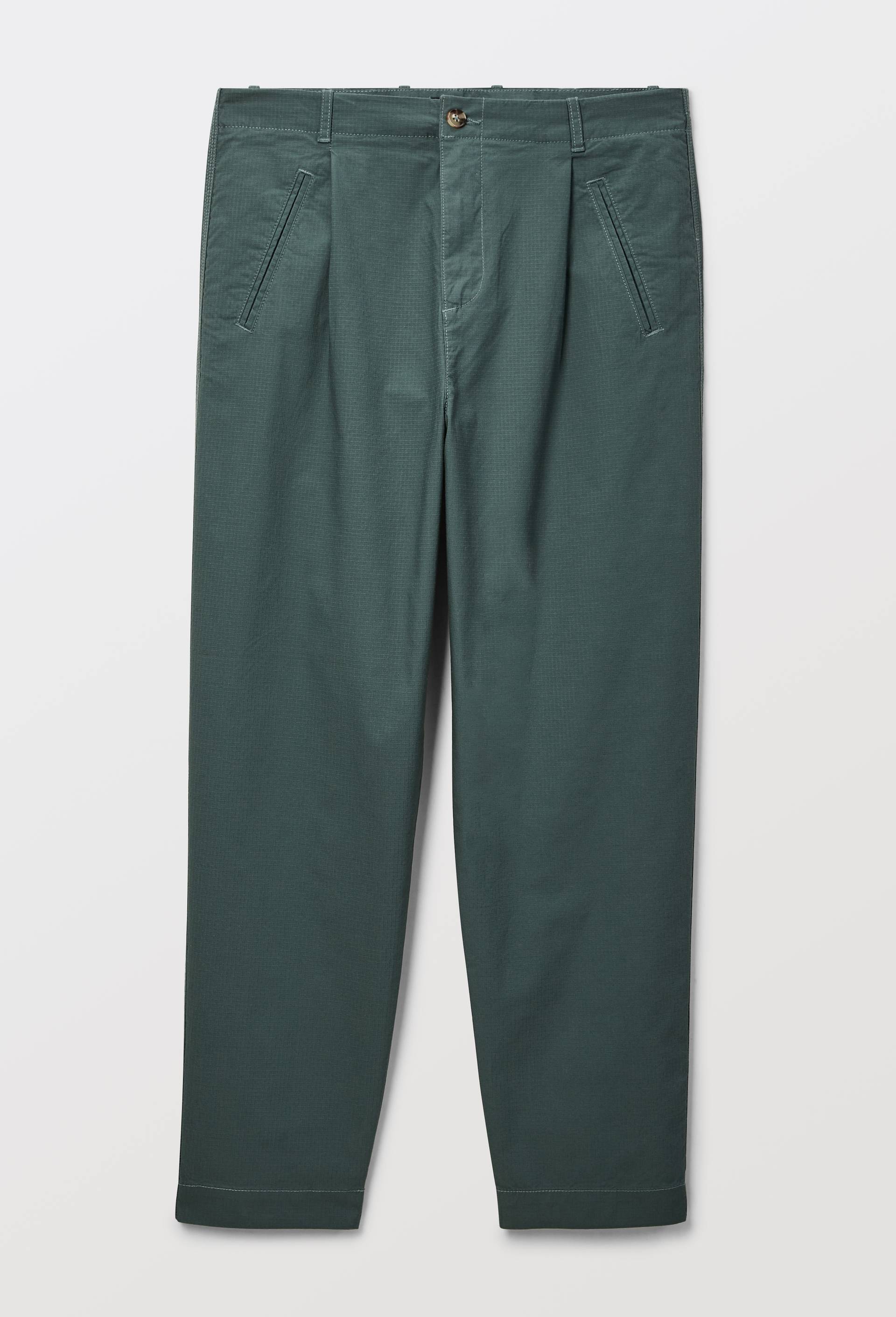 Pantalon en coton bio GOTS, Vert fonc&eacute;, large image number 3