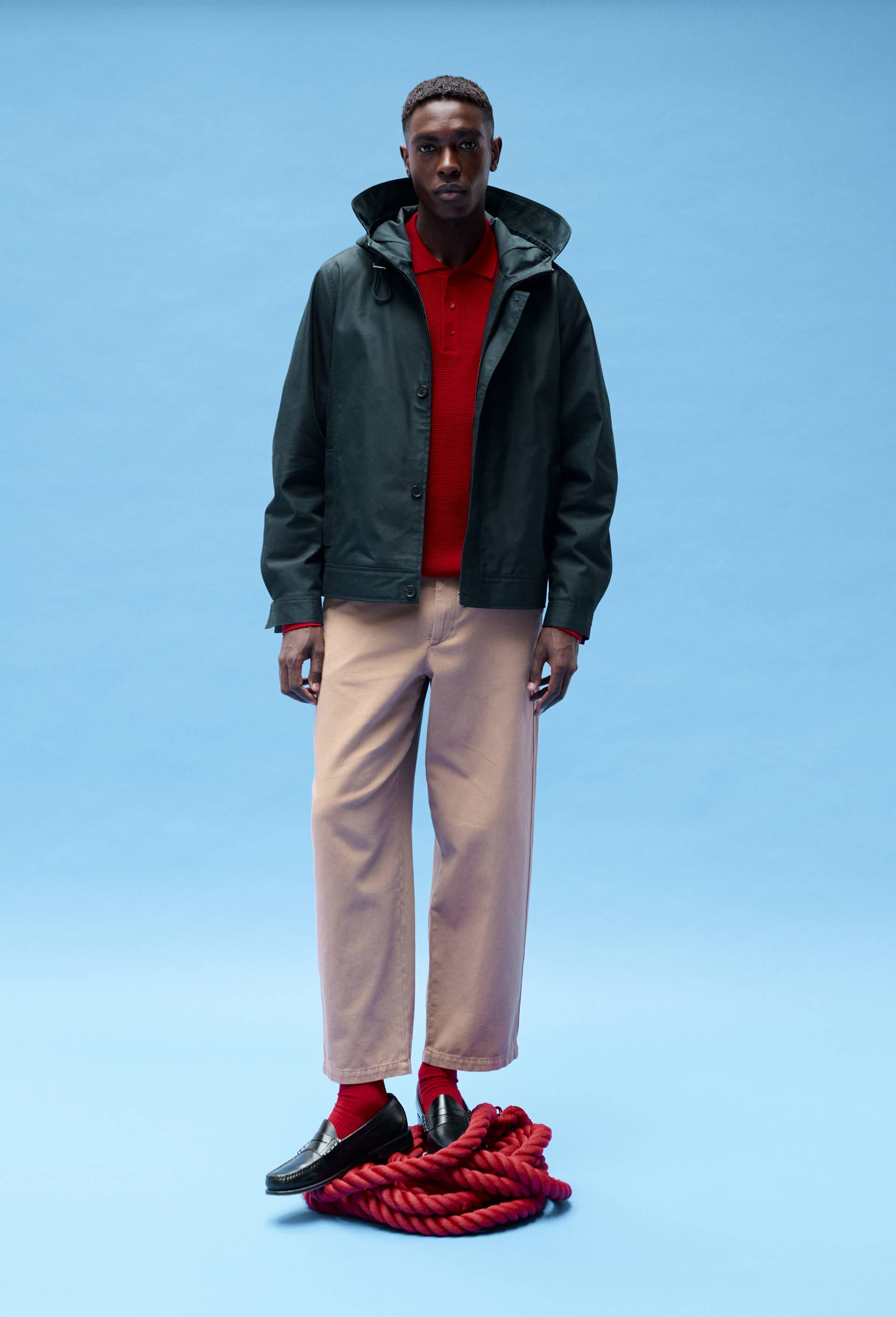 Pantalon en coton, Brun clair, large image number 0