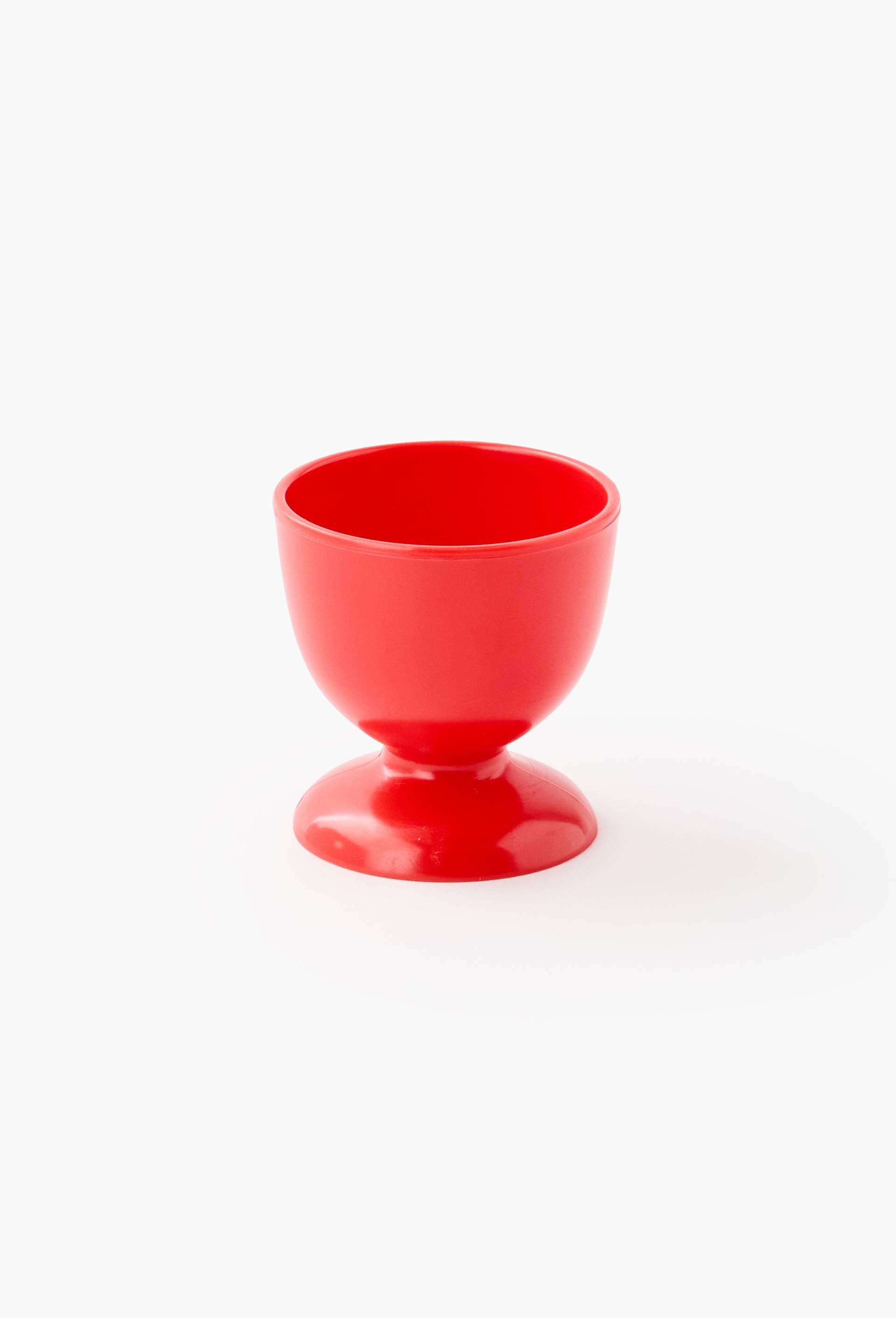 Coquetier, en plastique, Rouge, large image number 1