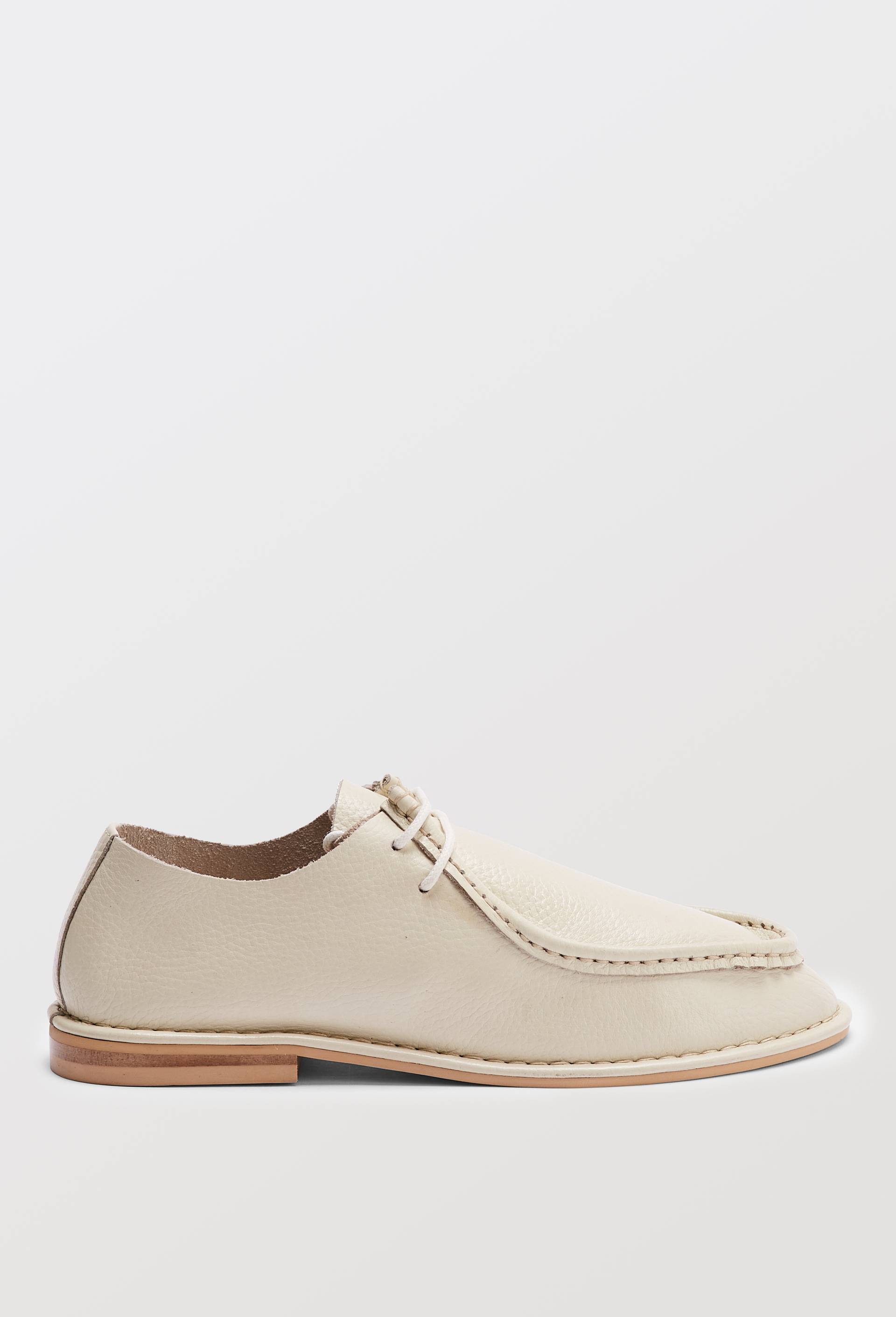 Derbies en cuir, Blanc, large image number 4
