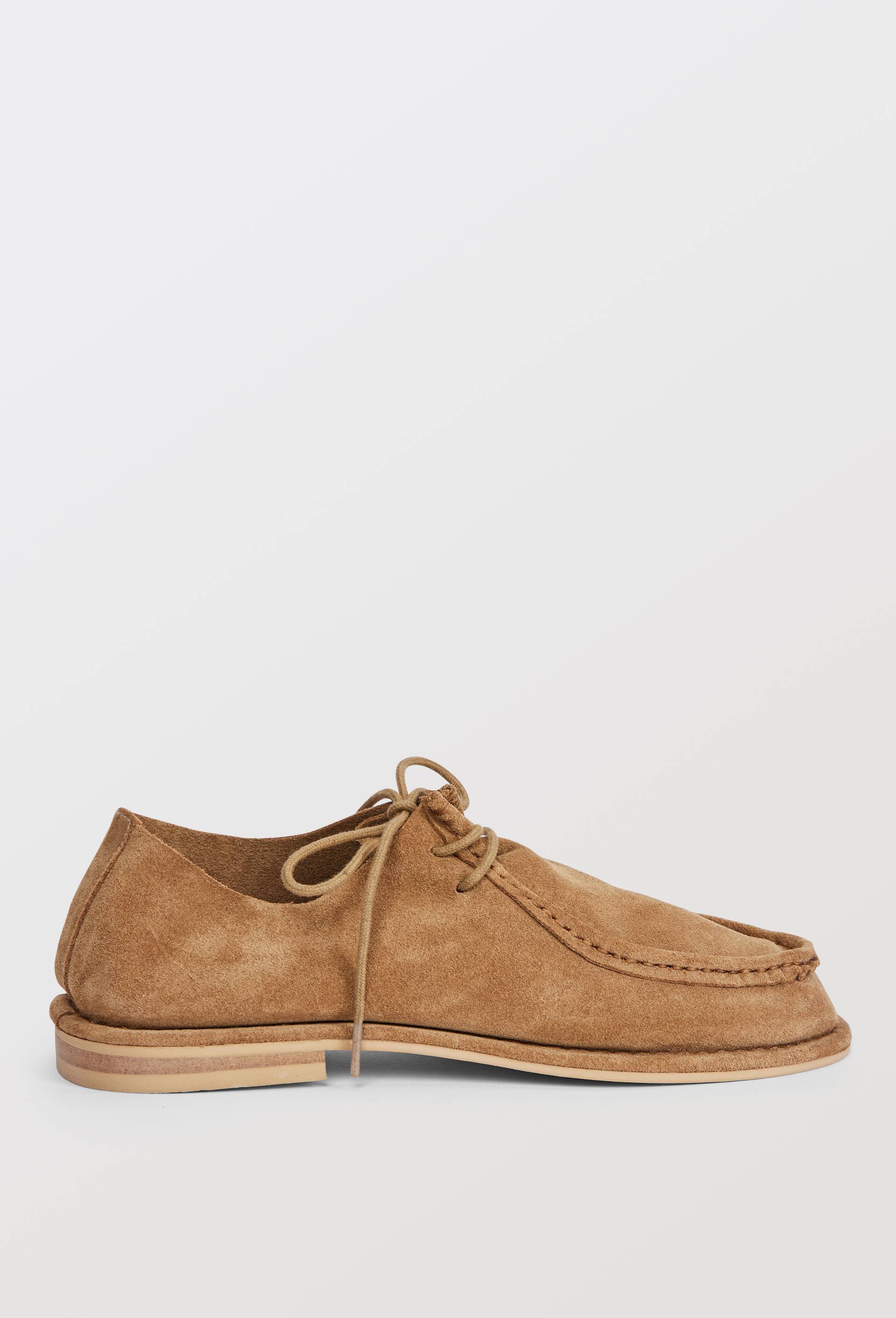 Derbies en cro&ucirc;te de cuir, Beige, large image number 1