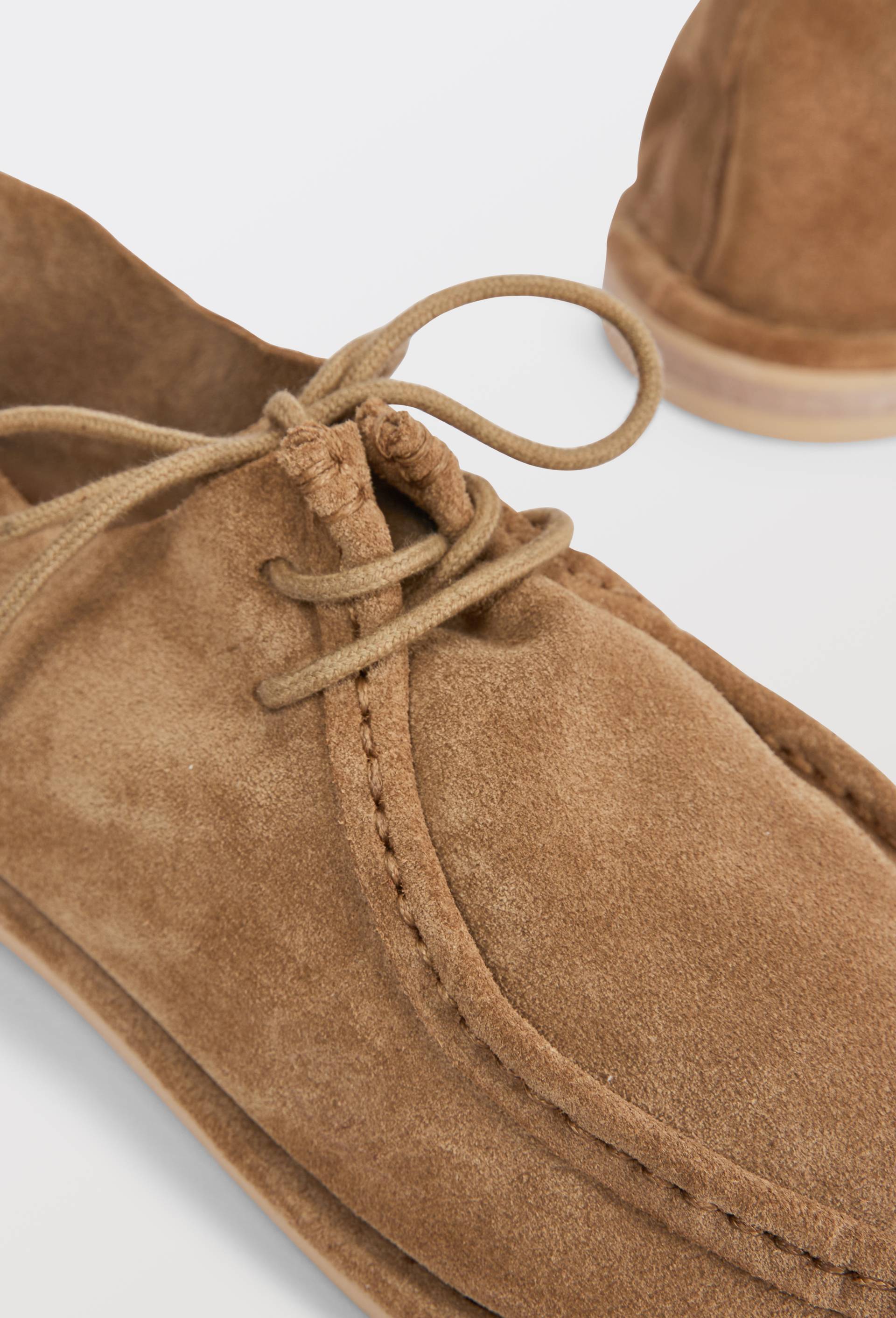 Derbies en cro&ucirc;te de cuir, Beige, large image number 2
