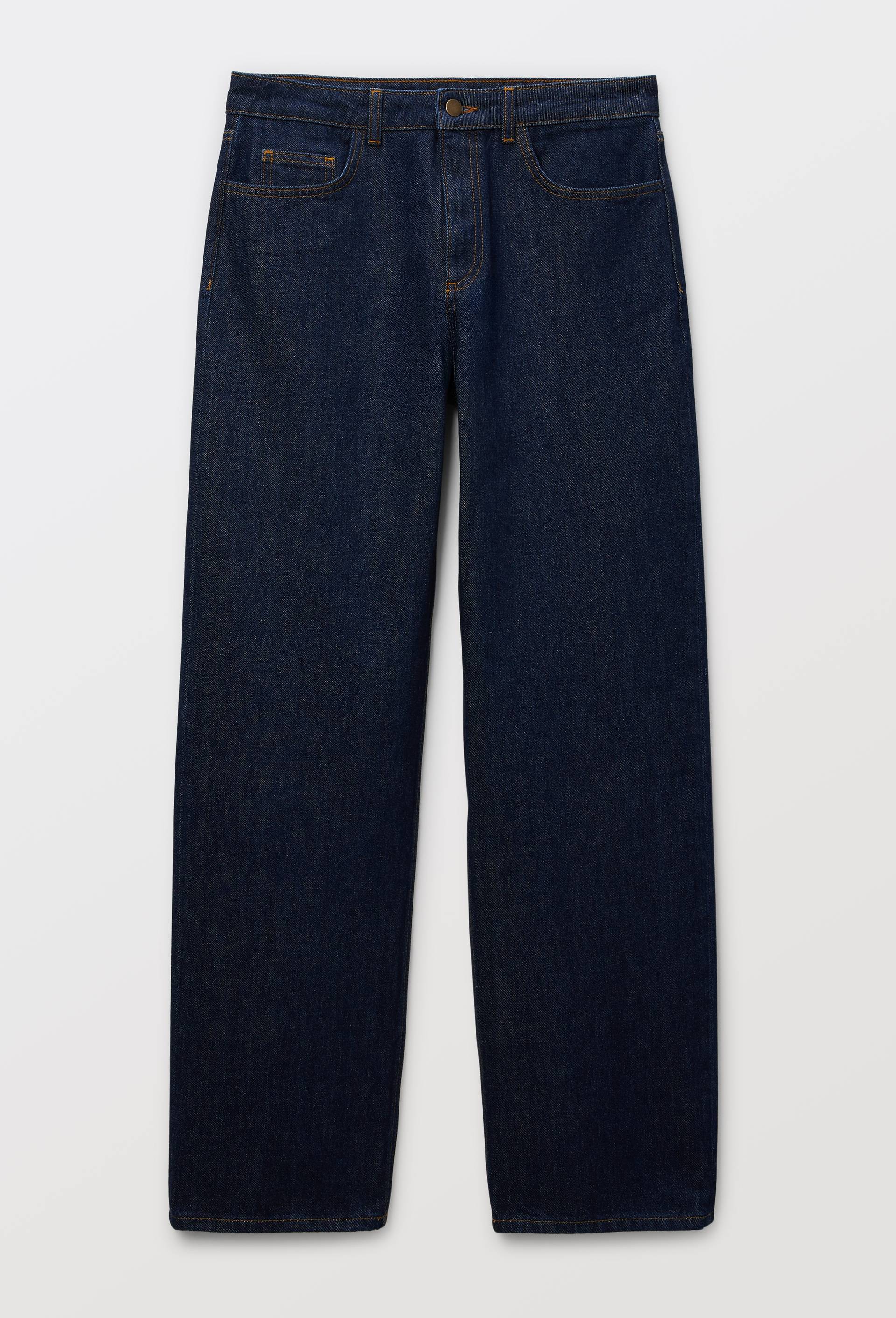 Jean droit, Bleu fonc&eacute;, large image number 2.0