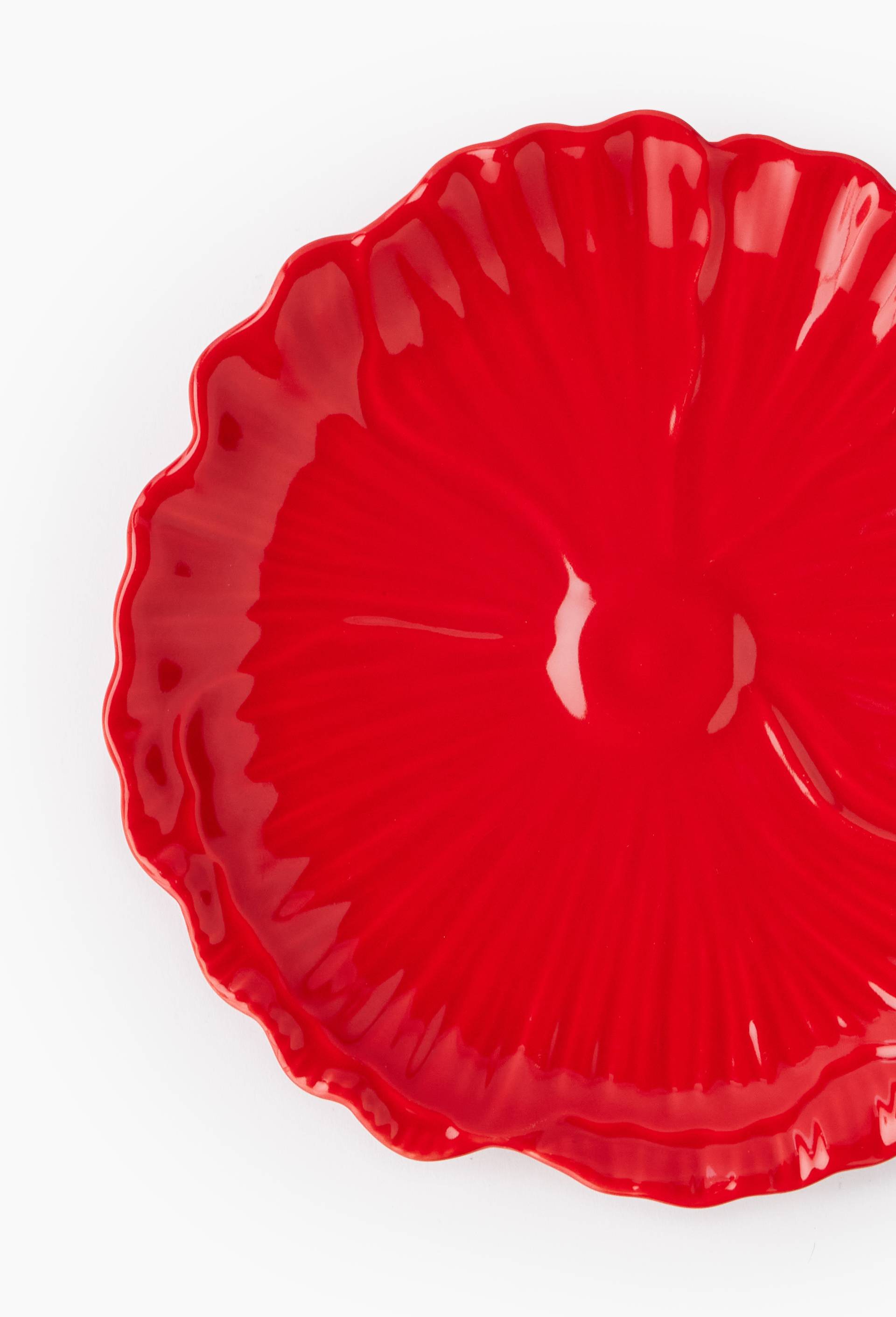 Assiette &agrave; dessert coquelicot, 17cm, Rouge, large image number 1.0