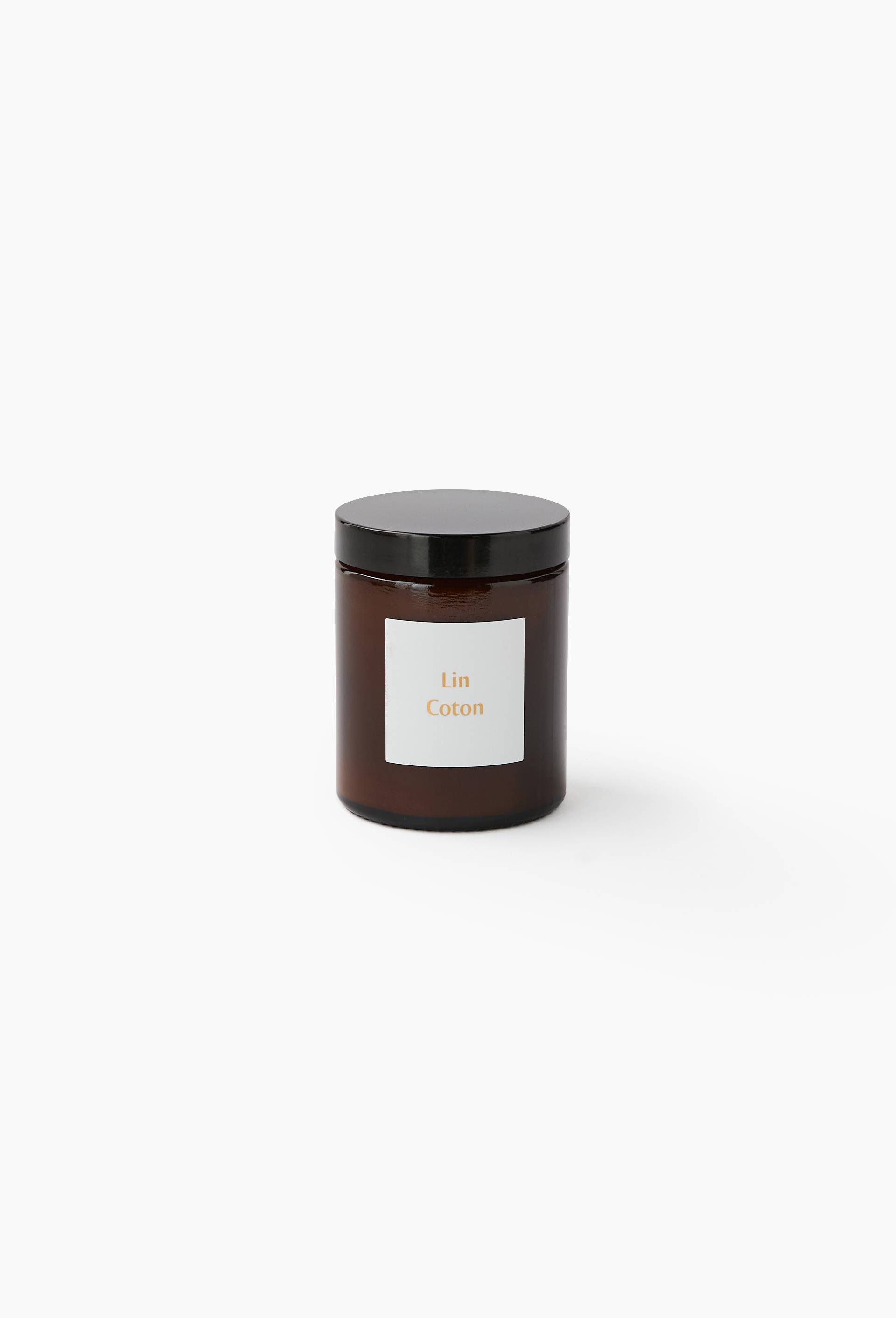 Bougie pommadier, parfum lin coton, 180gr, Gris, large image number 0