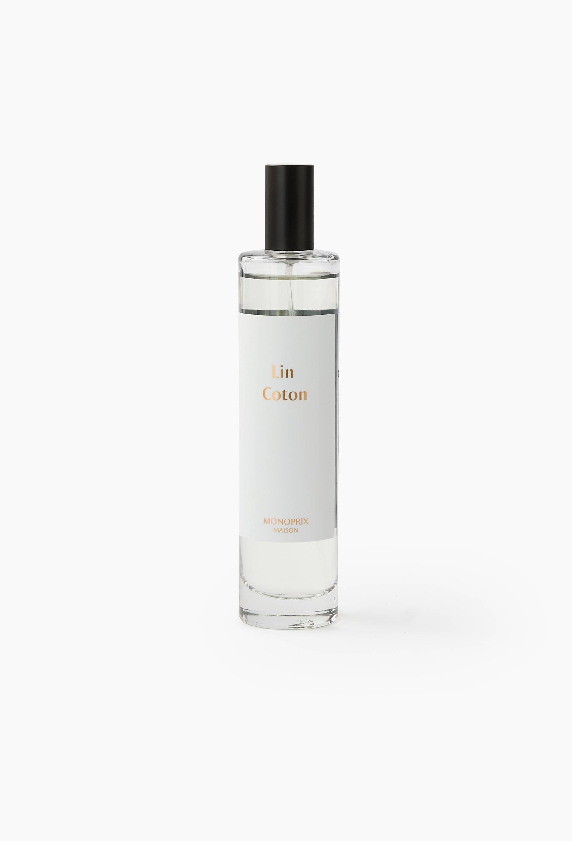 Vaporisateur, parfum Lin coton, 75ml, Gris, large image number 0