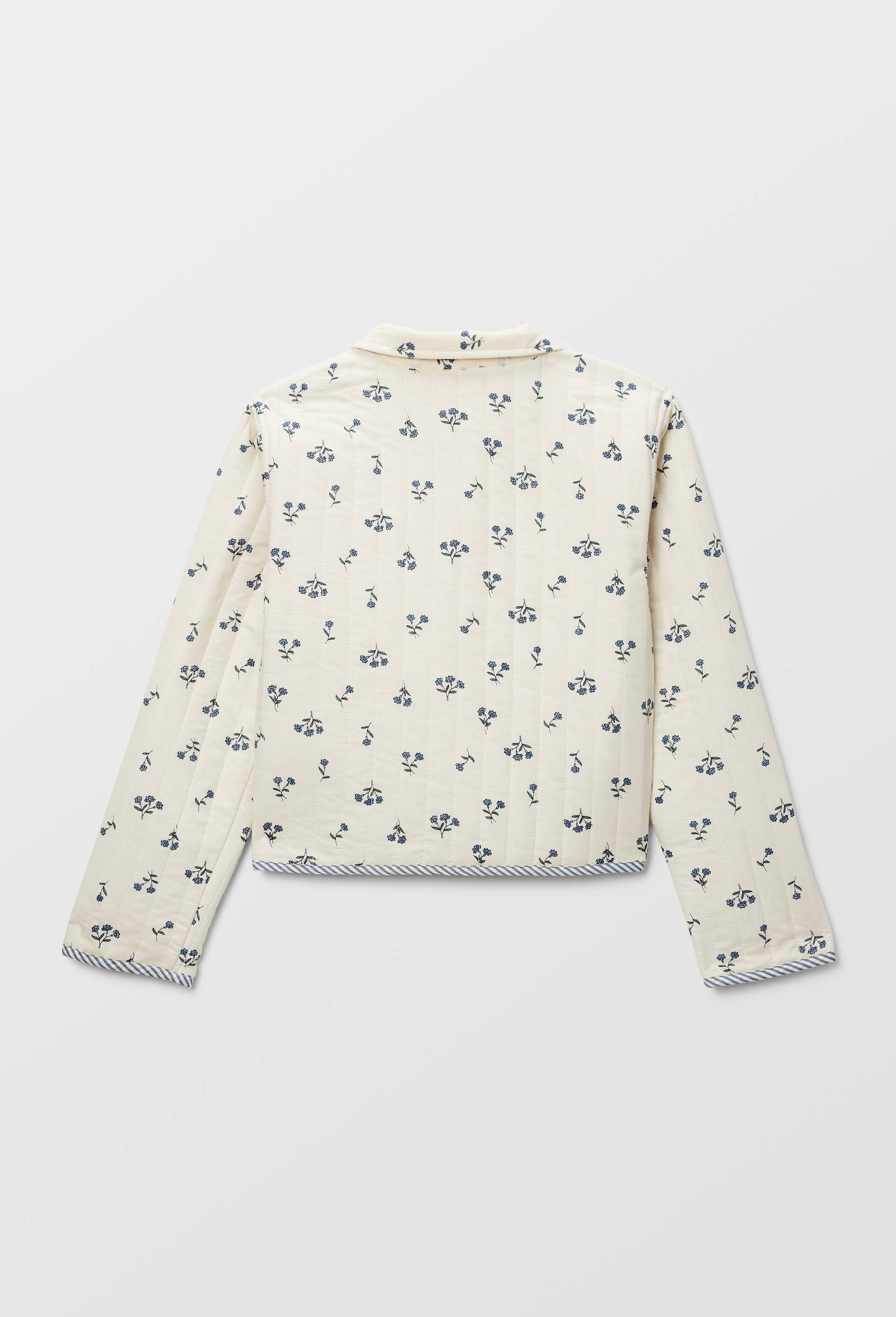 Veste matelass&eacute;e imprim&eacute;e, Beige clair, large image number 3.0