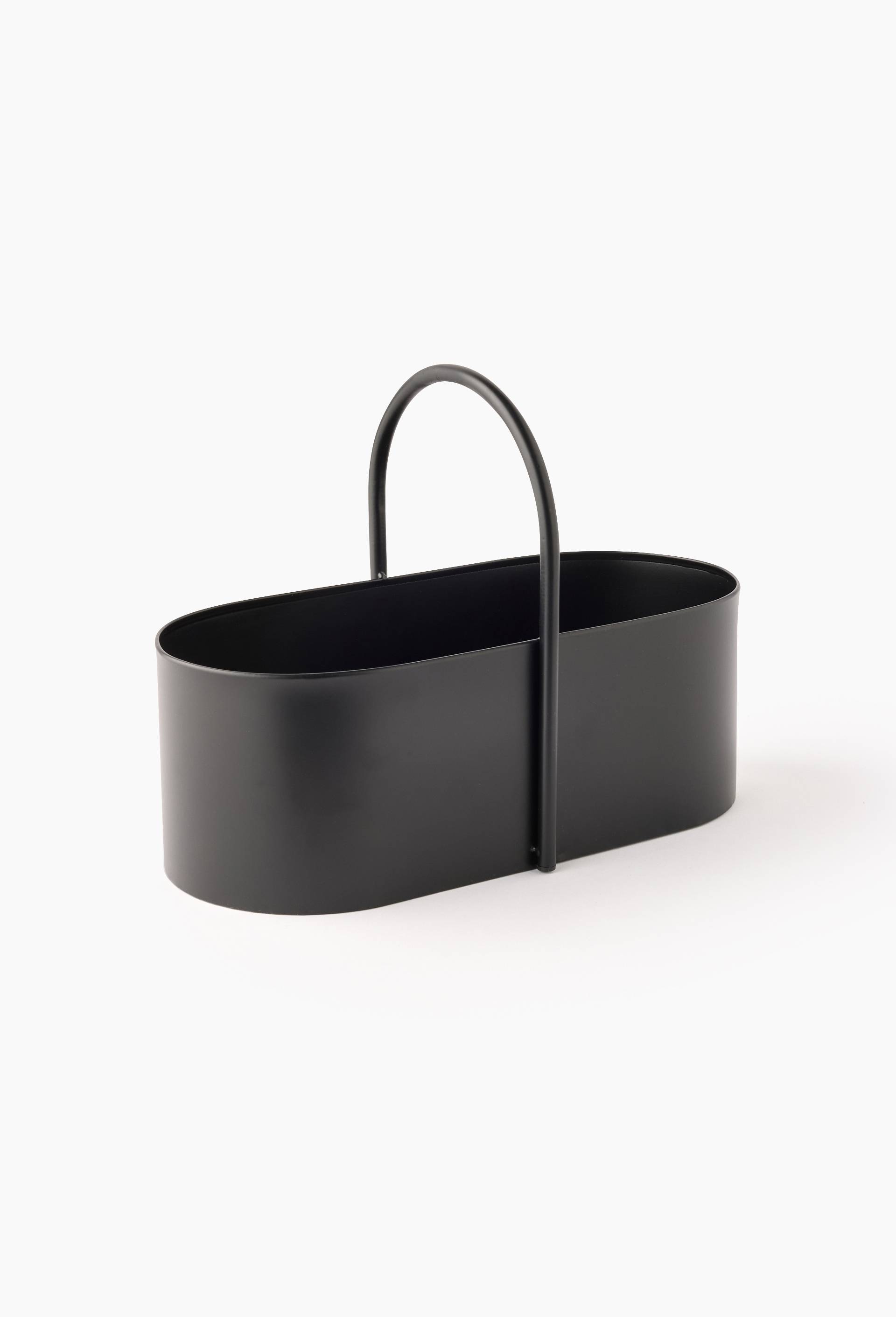 Rangement, en m&eacute;tal, 35*17.5*26.5CM, Noir, large image number 0