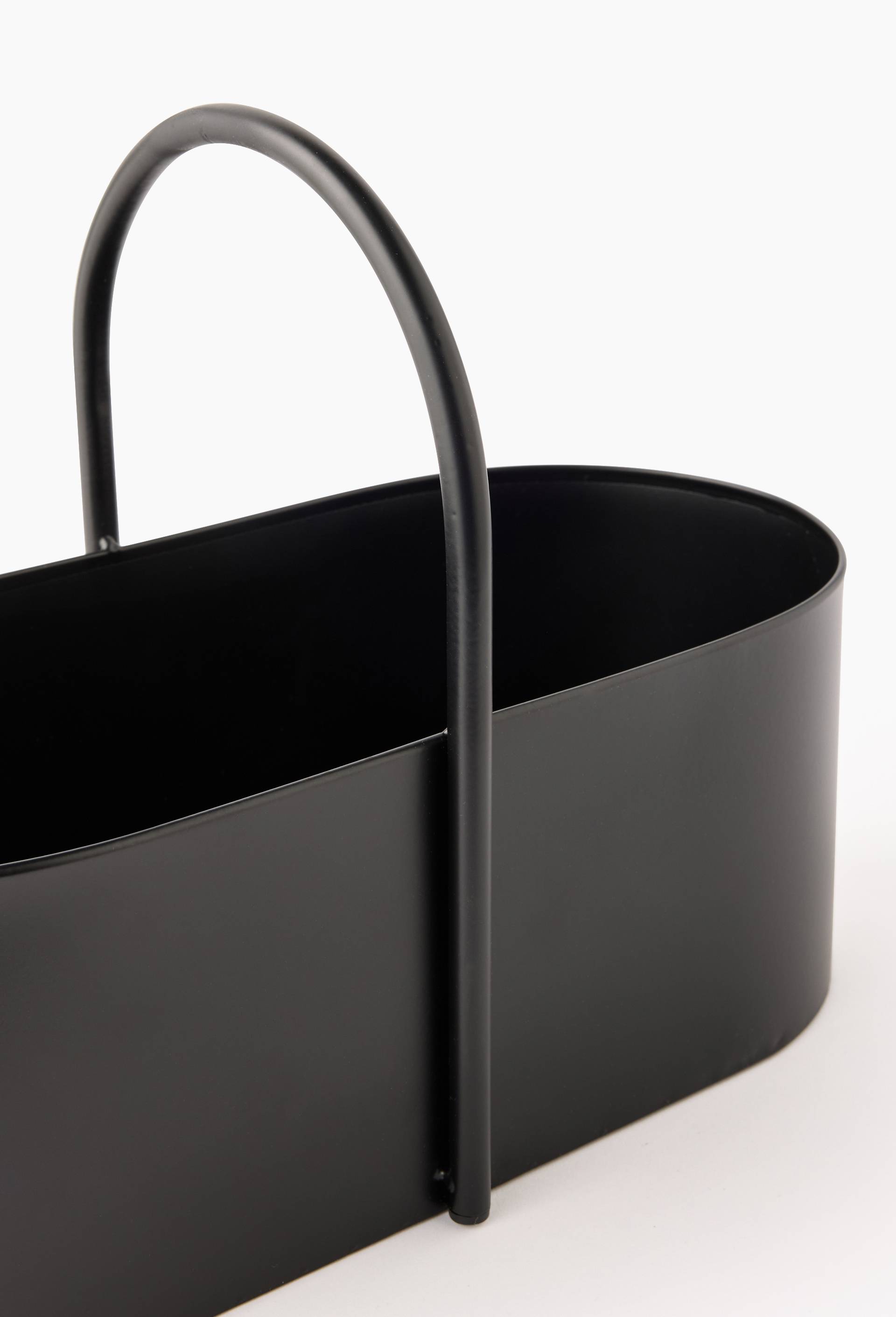 Rangement, en m&eacute;tal, 35*17.5*26.5CM, Noir, large image number 1