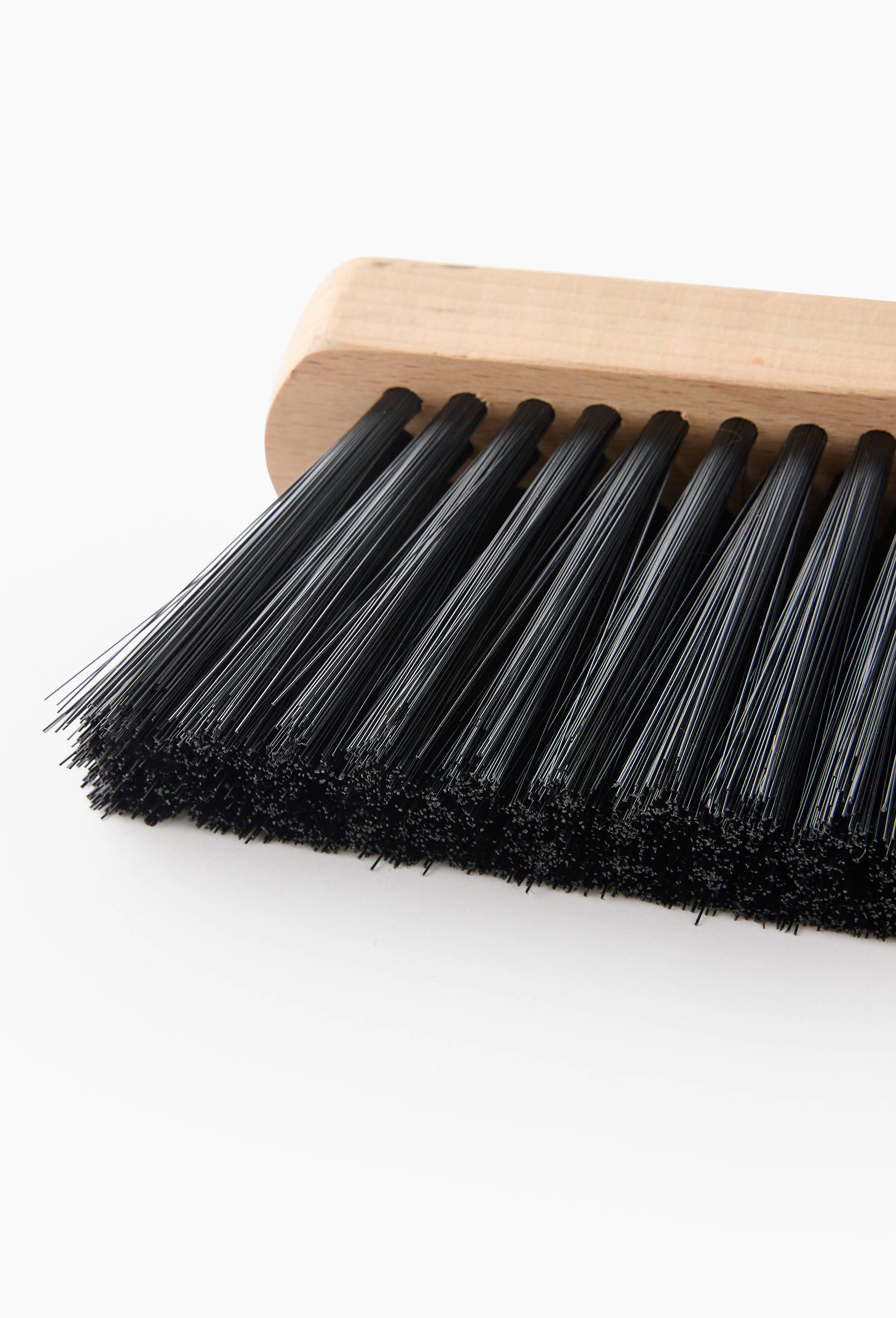 Set pelle et balayette,  28.5x4.8x7.5 cm, fer , h&ecirc;tre et PET, Noir, large image number 1