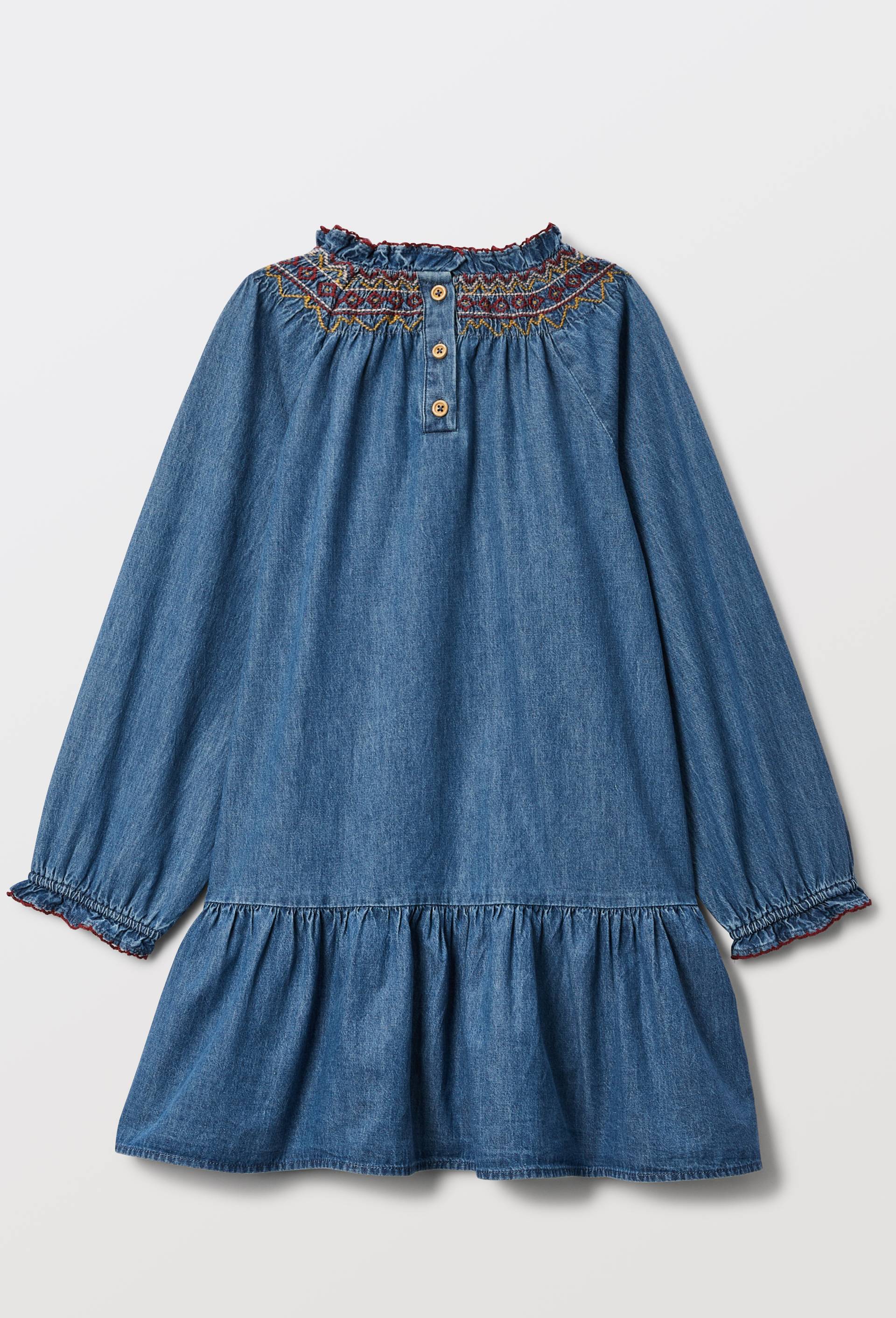Robe en denim 100% coton, Bleu fonc&eacute;, large image number 2