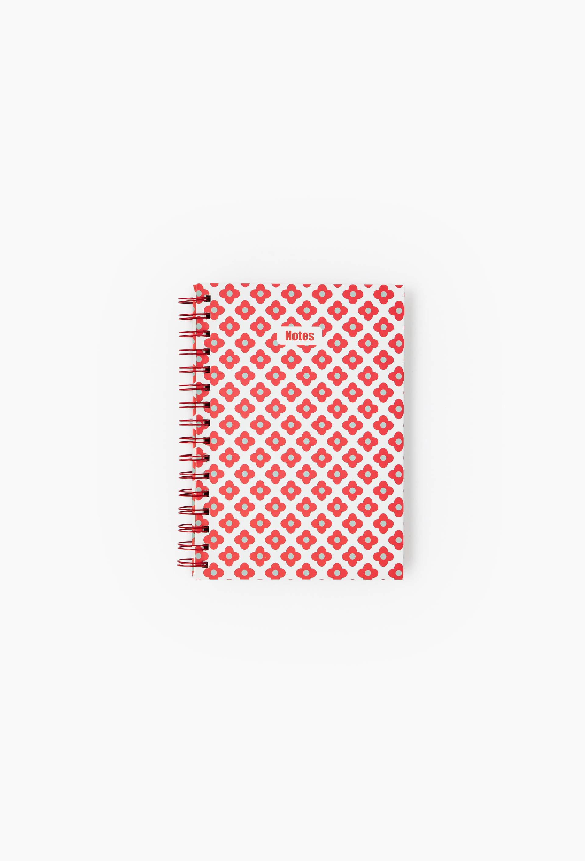 Carnet A5 lign&eacute;, 80 pages, Rouge, large image number 0