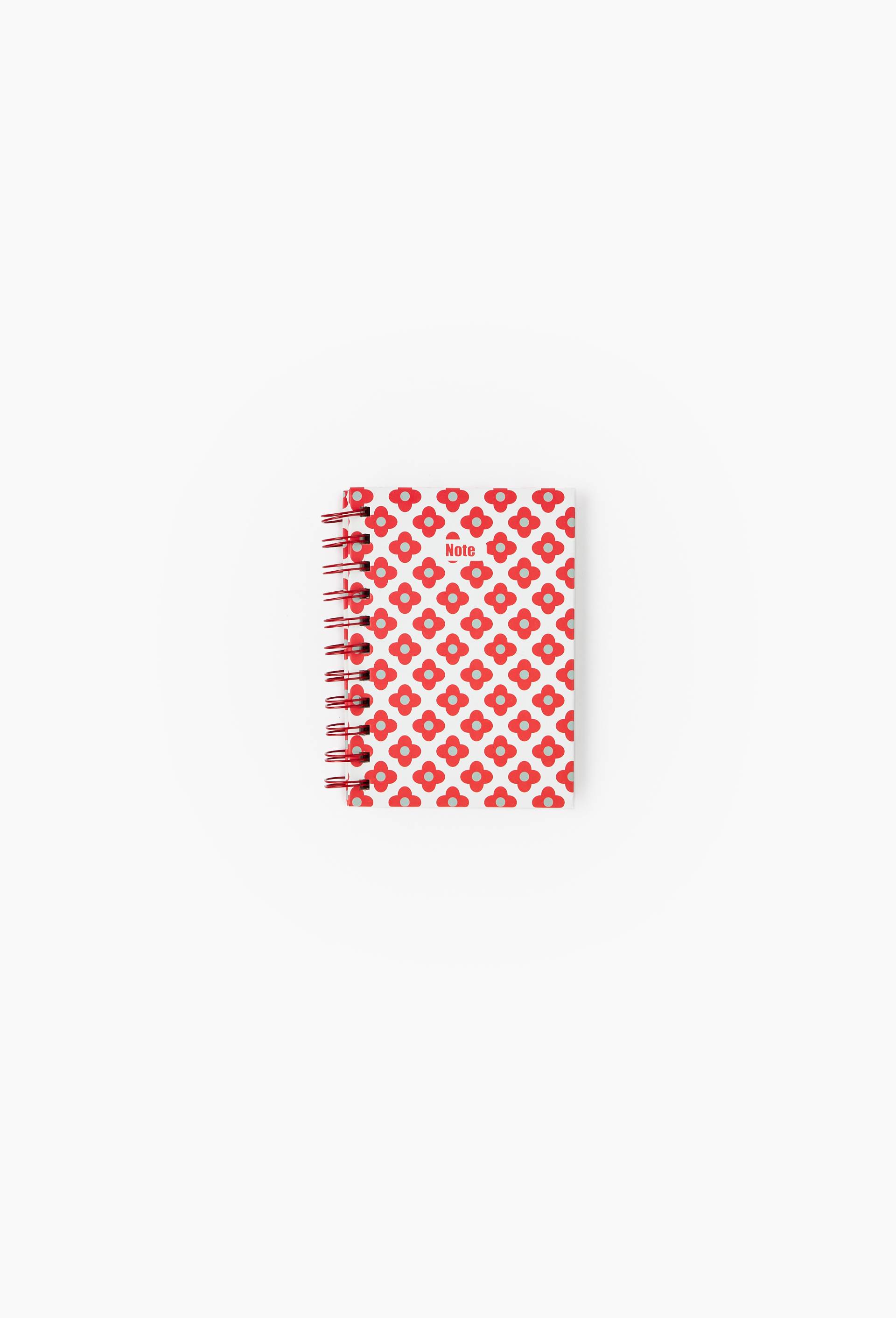 Carnet A6, lign&eacute;, 80 pages, Rouge, large image number 0