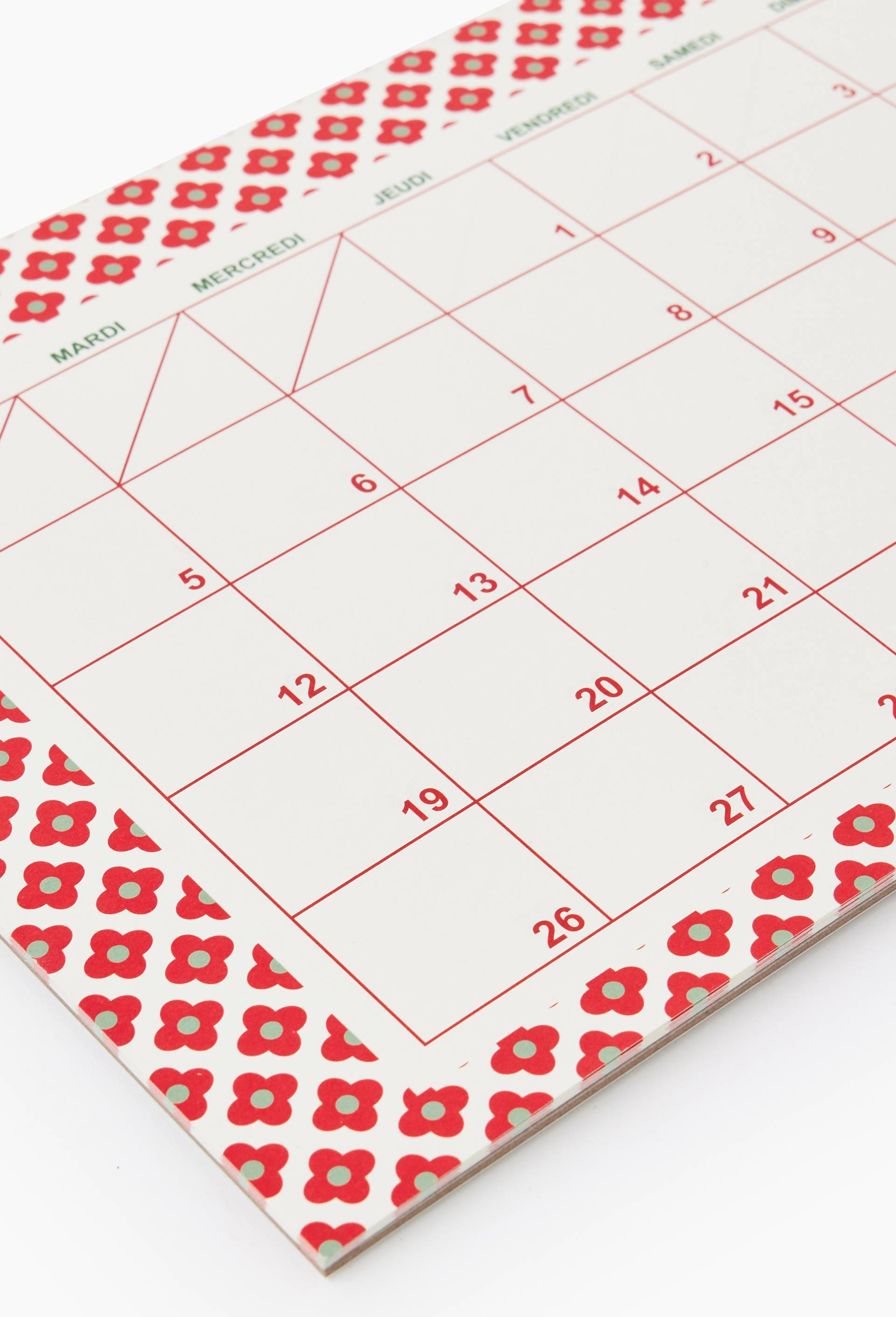 Calendrier, Rouge, large image number 1