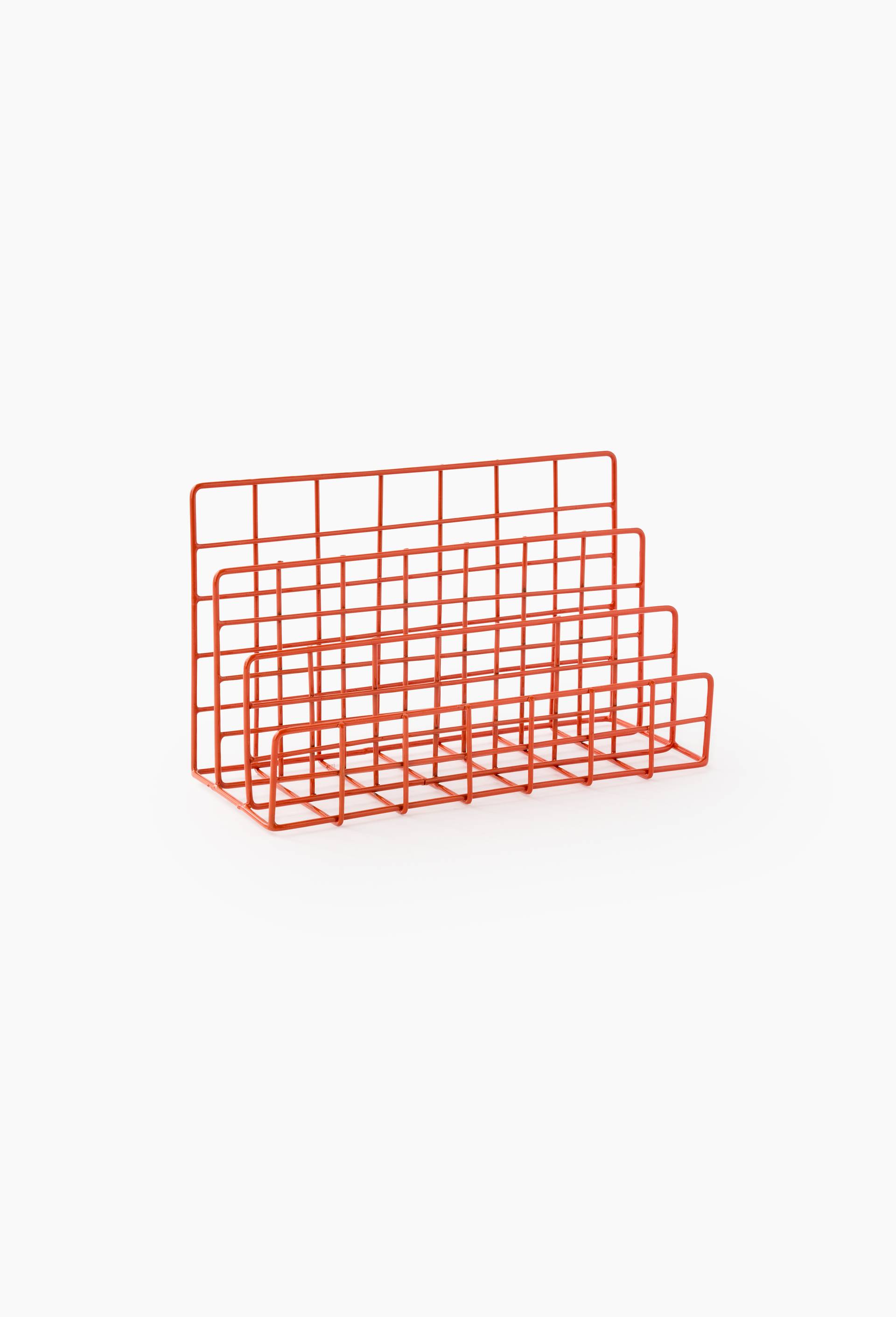 Range courrier, 3 compartiments, Rouge, large image number 0