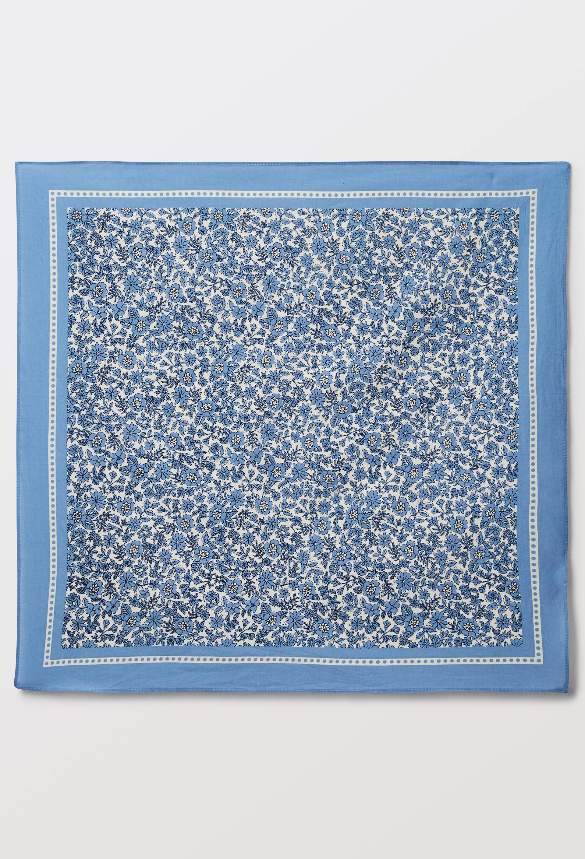 Foulard imprim&eacute;, Bleu, large image number 0