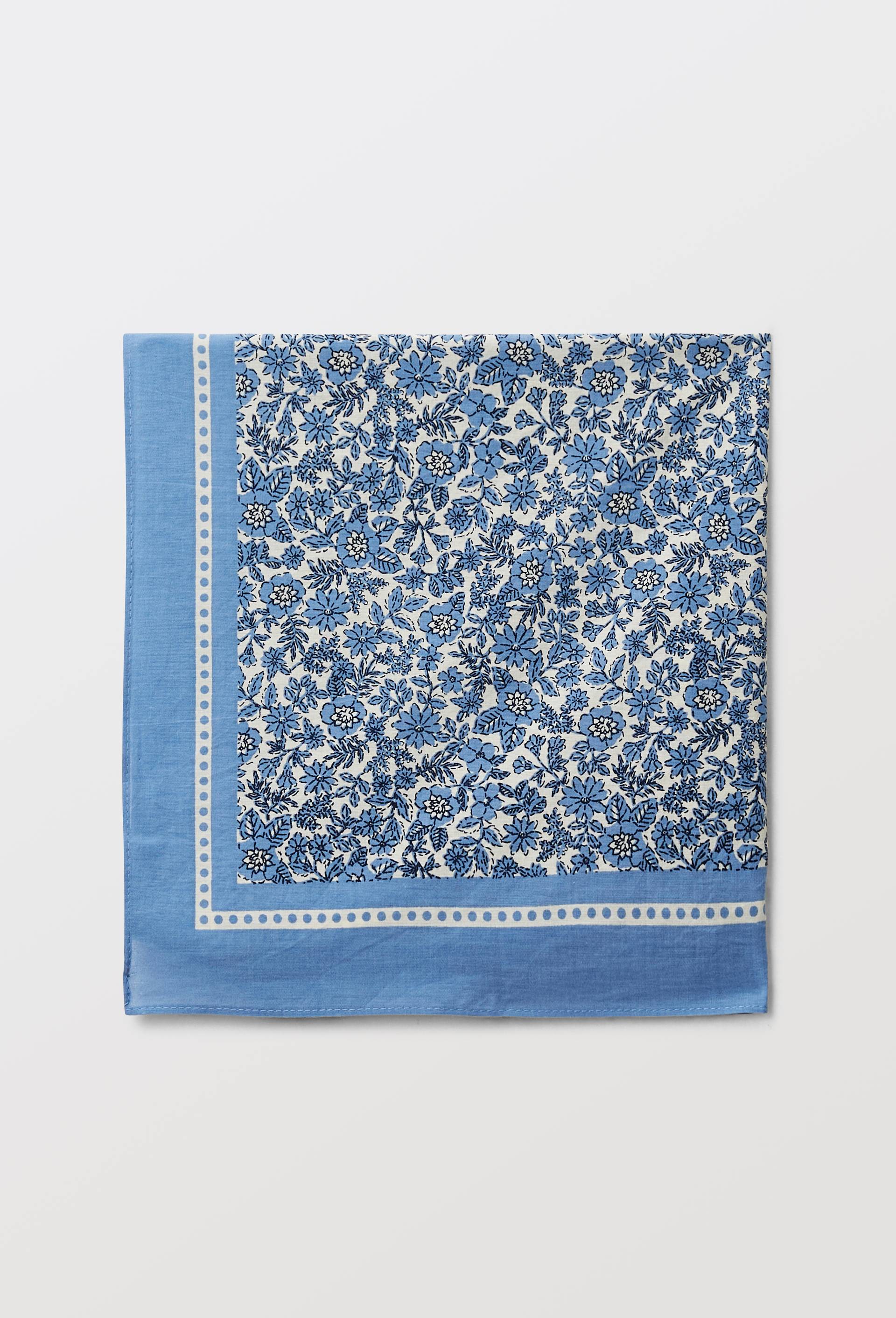 Foulard imprim&eacute;, Bleu, large image number 1.0