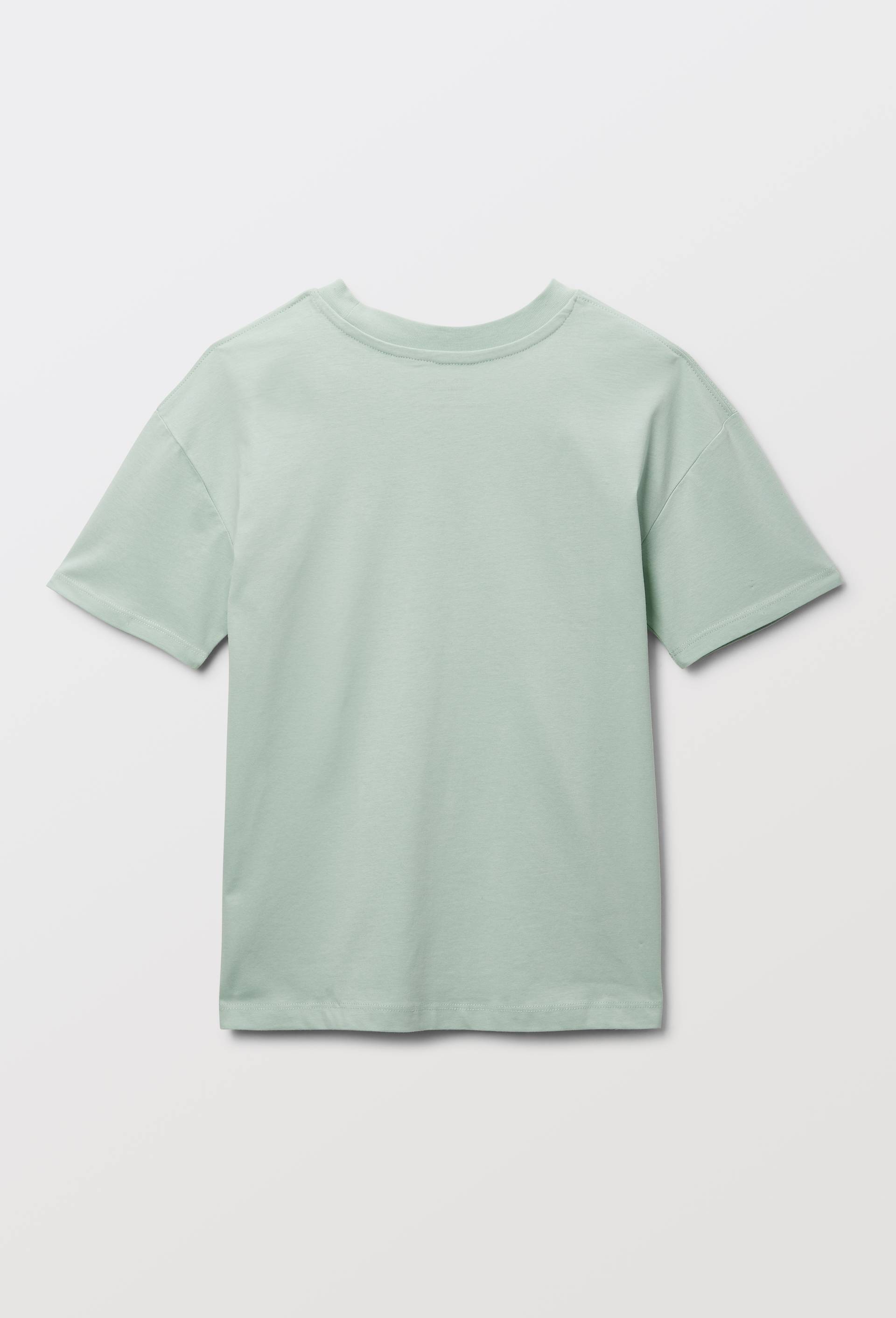 T-shirt uni en coton BIO GOTS, Vert clair, large image number 1.0